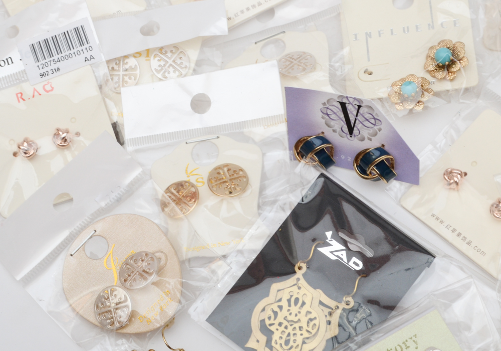 Large Collection of Fashion Earrings