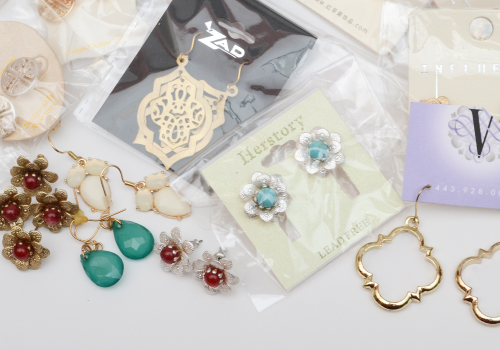 Large Collection of Fashion Earrings