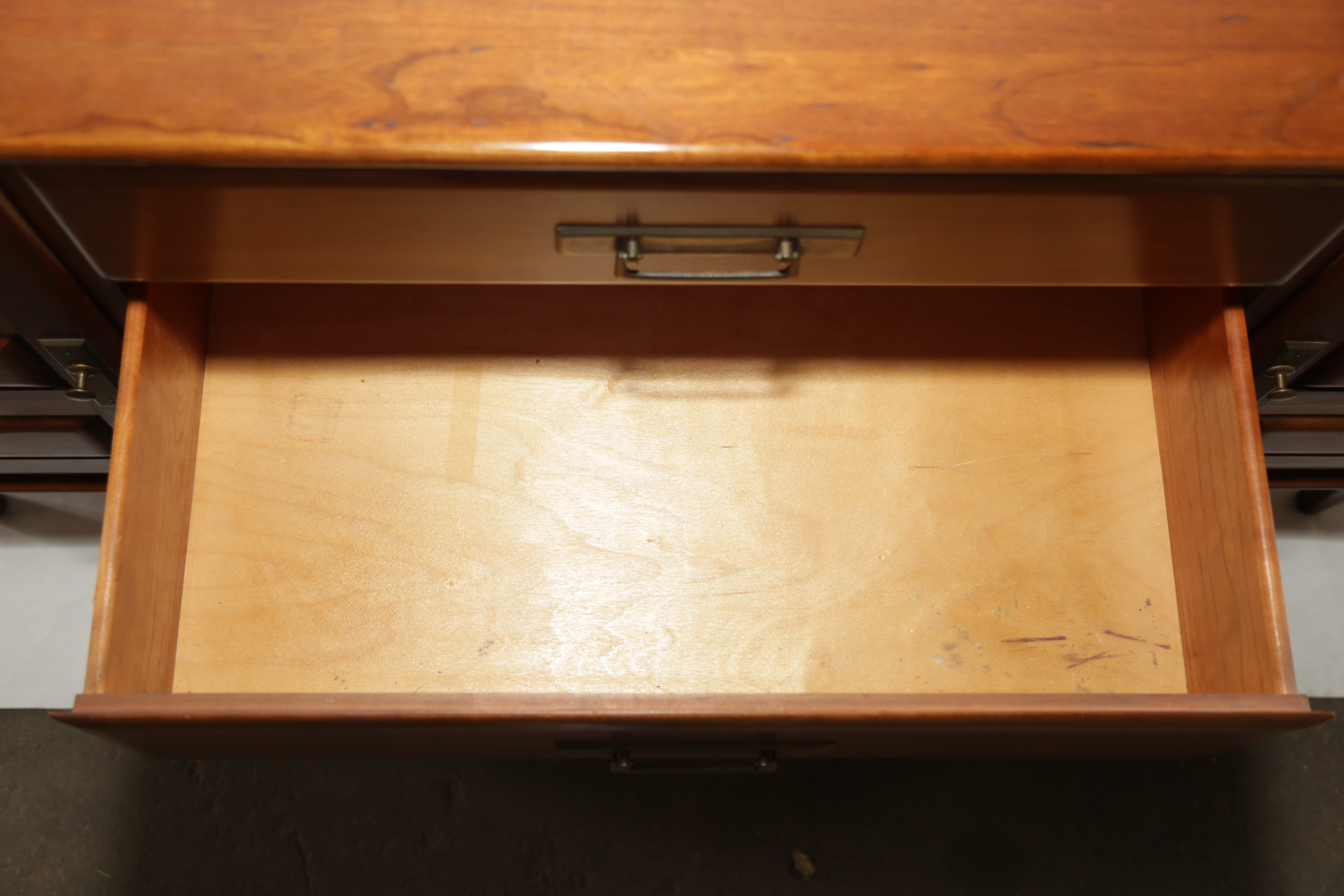 Mid Century Modern Heywood Wakefield "Cliff House" Buffet with China Cabinet