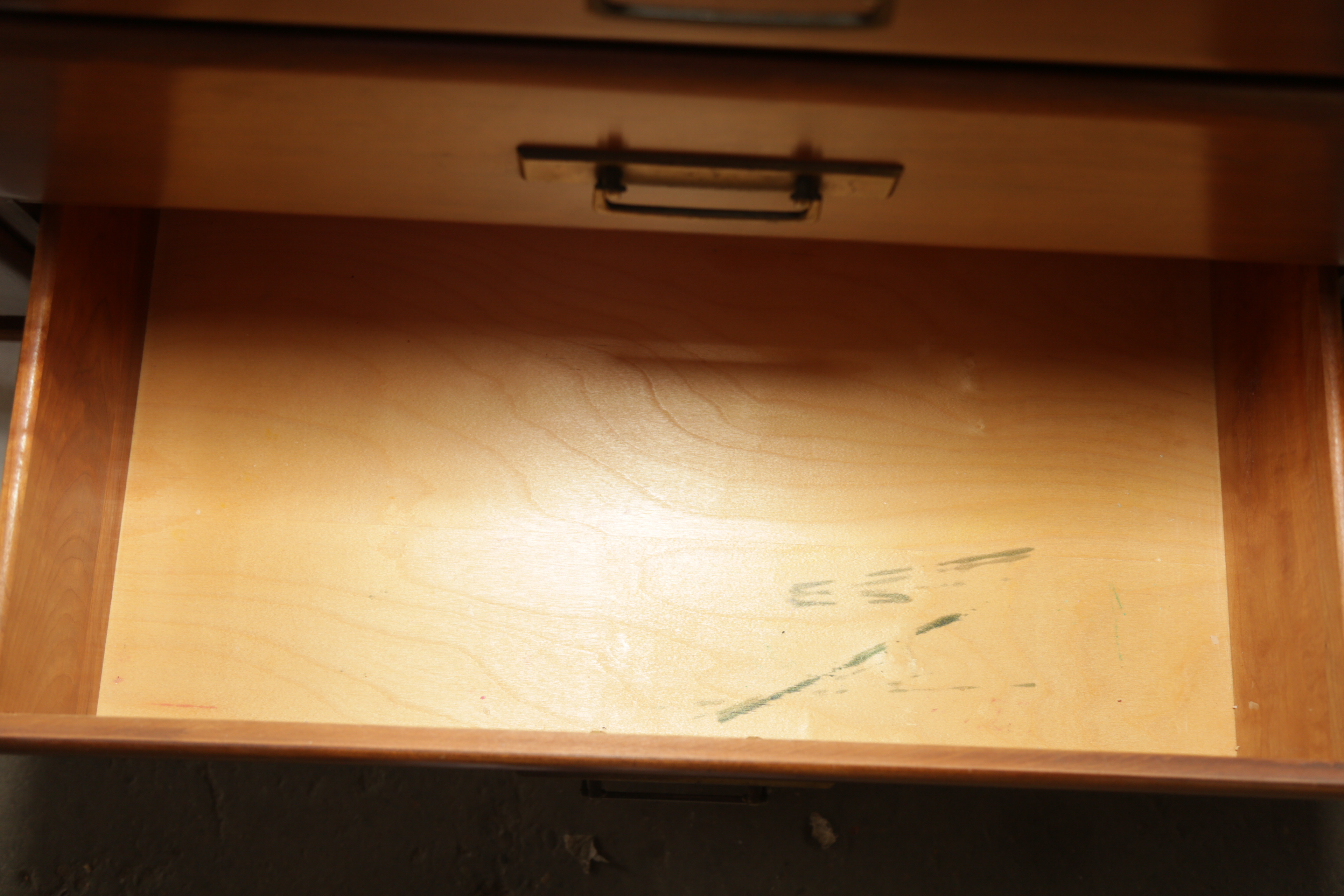 Mid Century Modern Heywood Wakefield "Cliff House" Buffet with China Cabinet