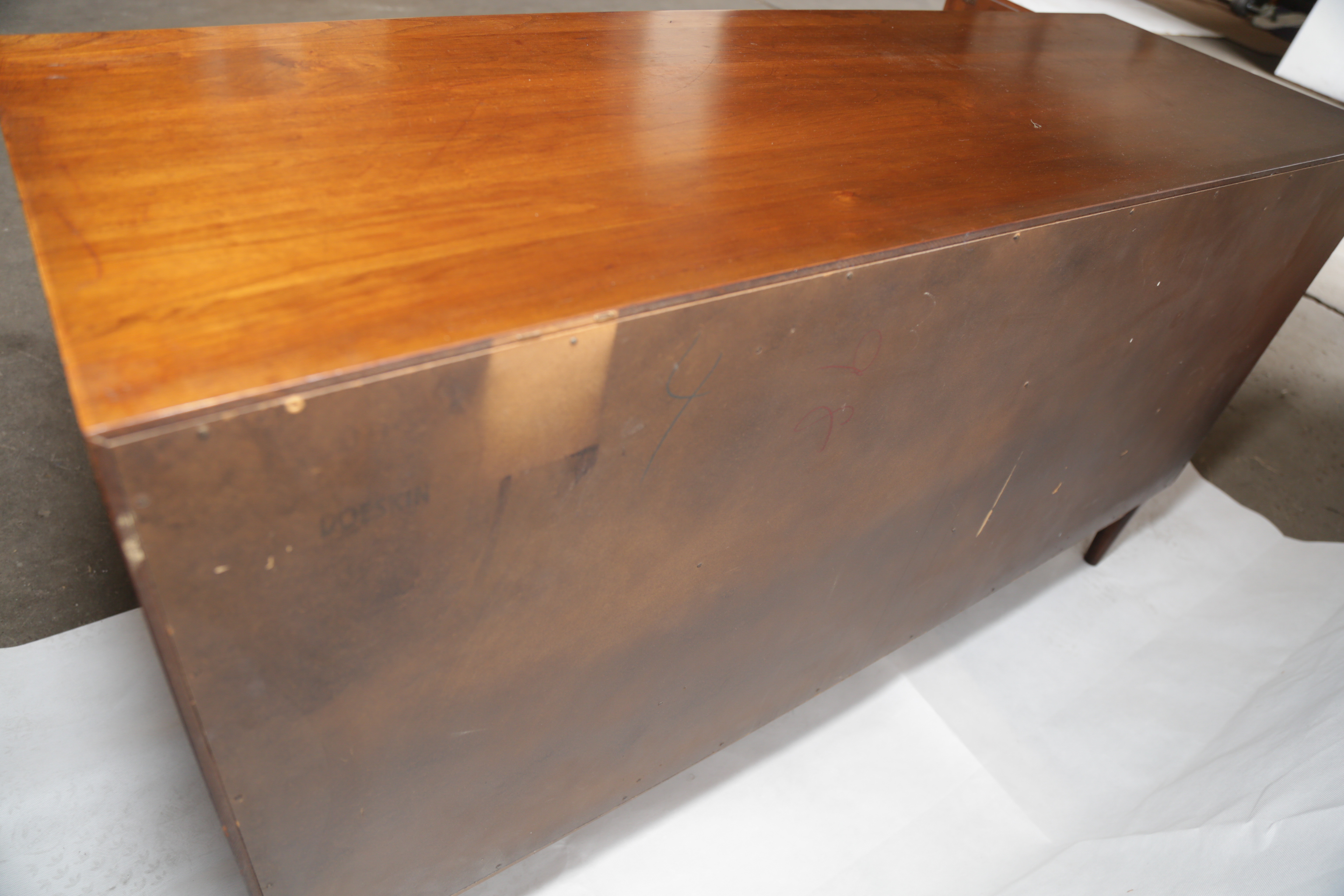 Mid Century Modern Heywood Wakefield "Cliff House" Buffet with China Cabinet