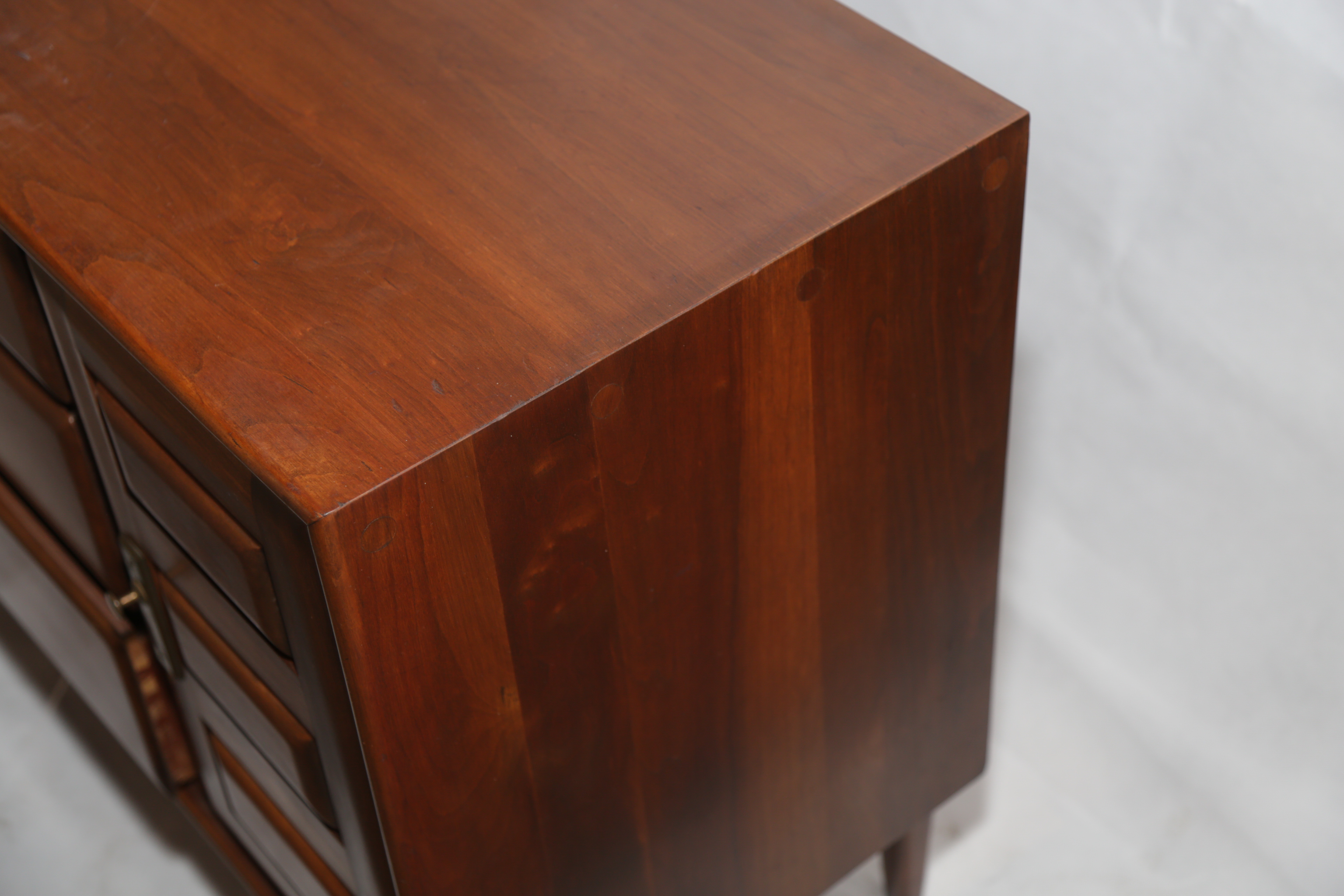 Mid Century Modern Heywood Wakefield "Cliff House" Buffet with China Cabinet