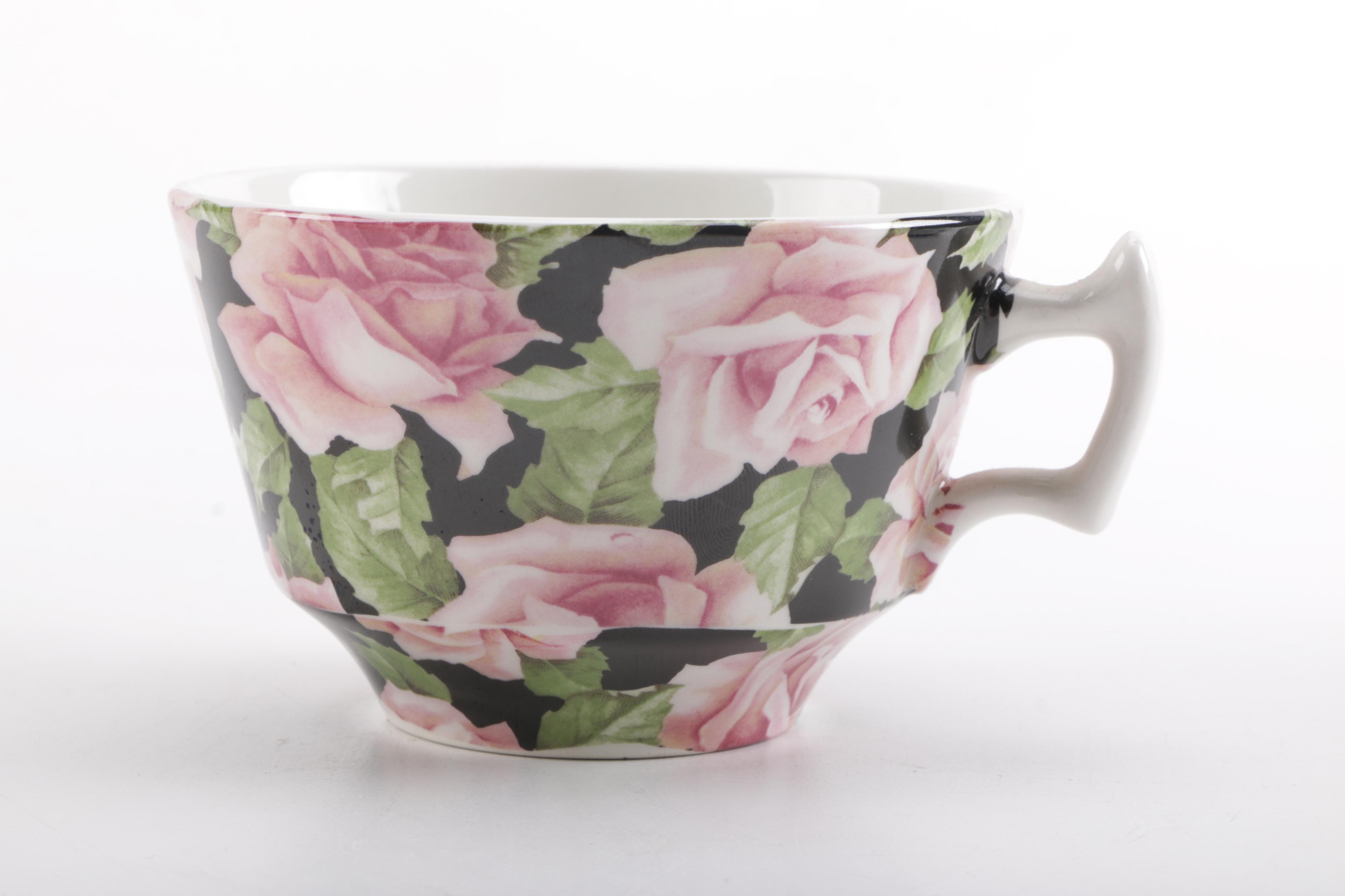 Assorted Teacups Featuring Tuscan