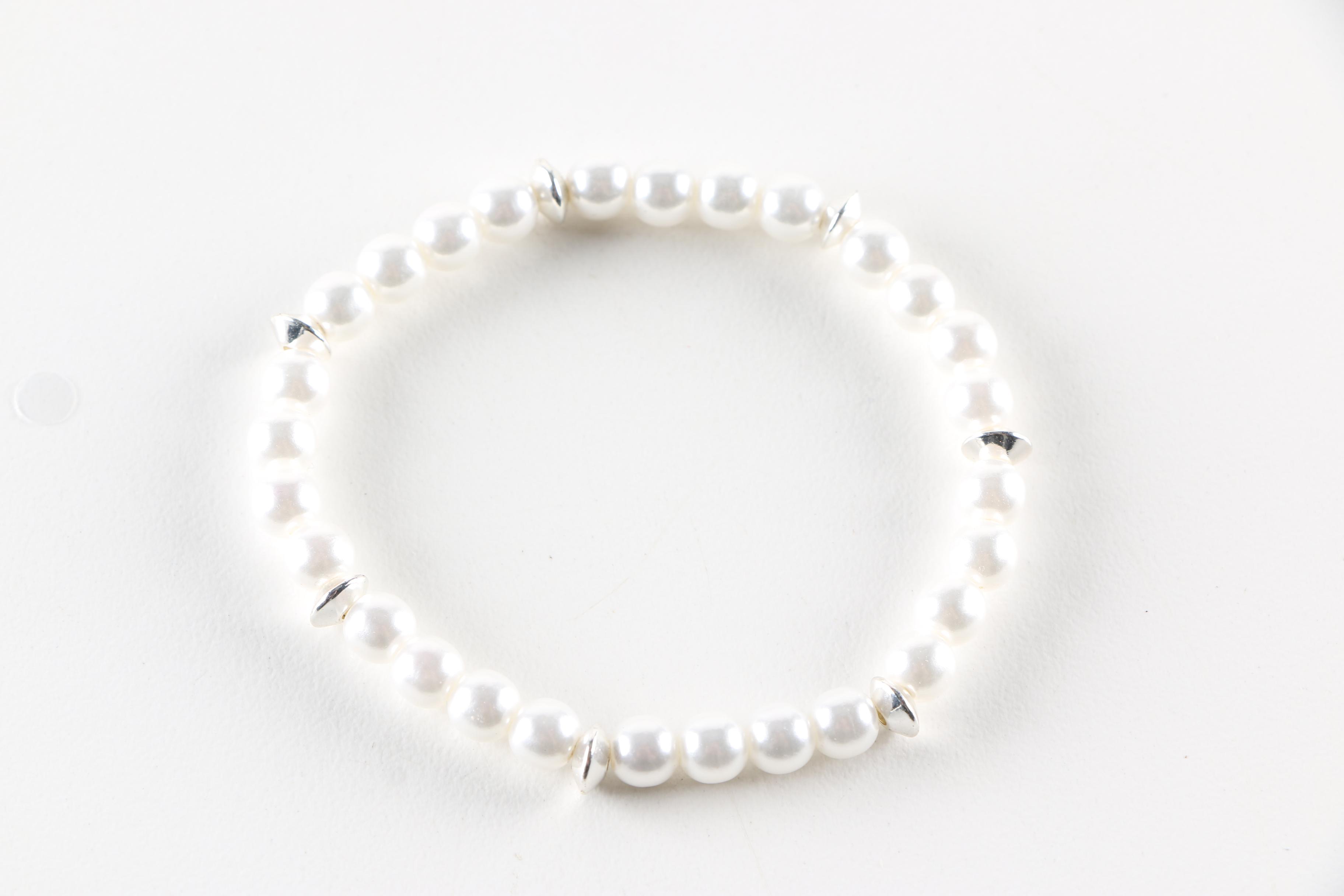 Faux Pearl Jewelry Including a Limited Edition Edgar Berebi Necklace