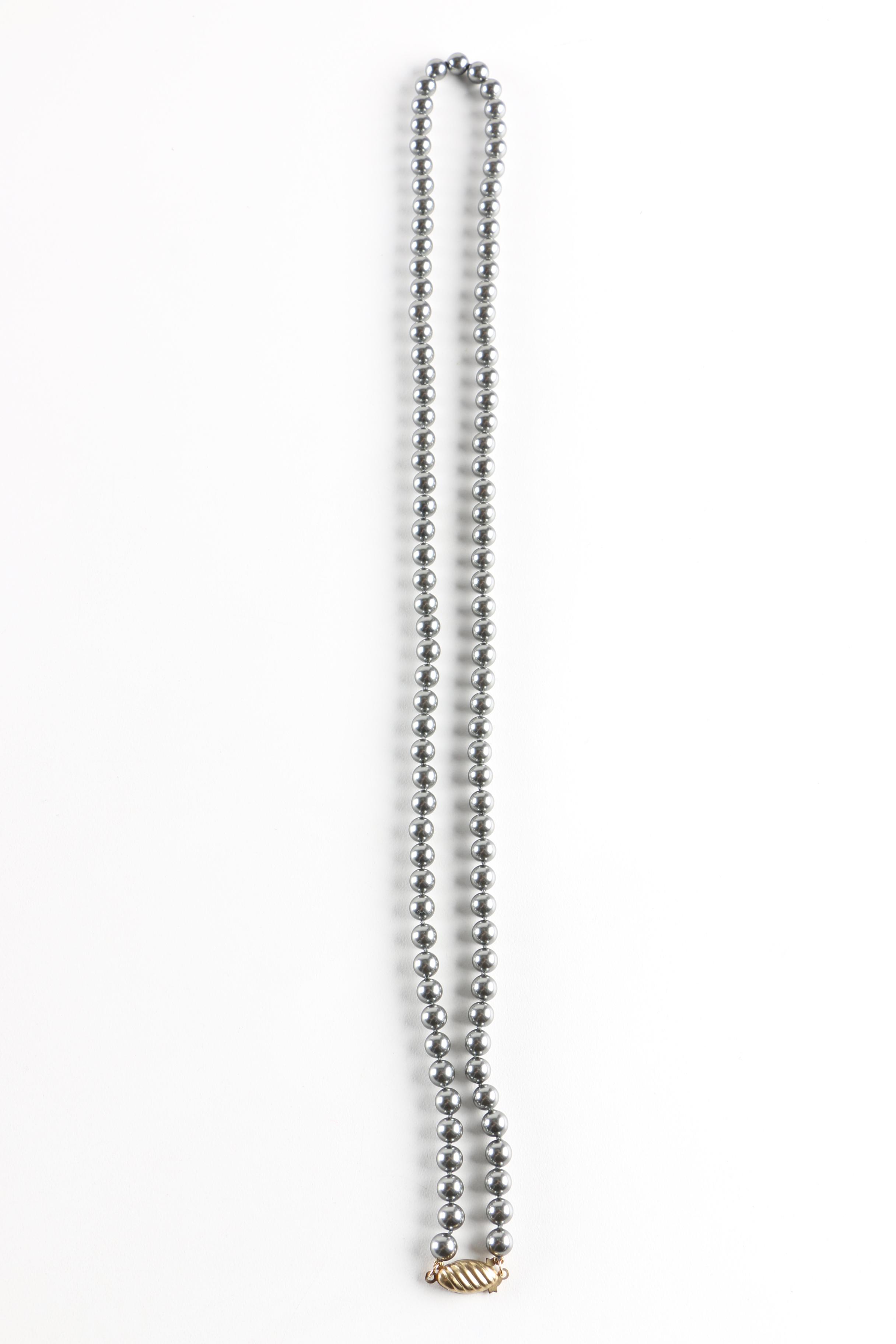 Faux Pearl Jewelry Including a Limited Edition Edgar Berebi Necklace