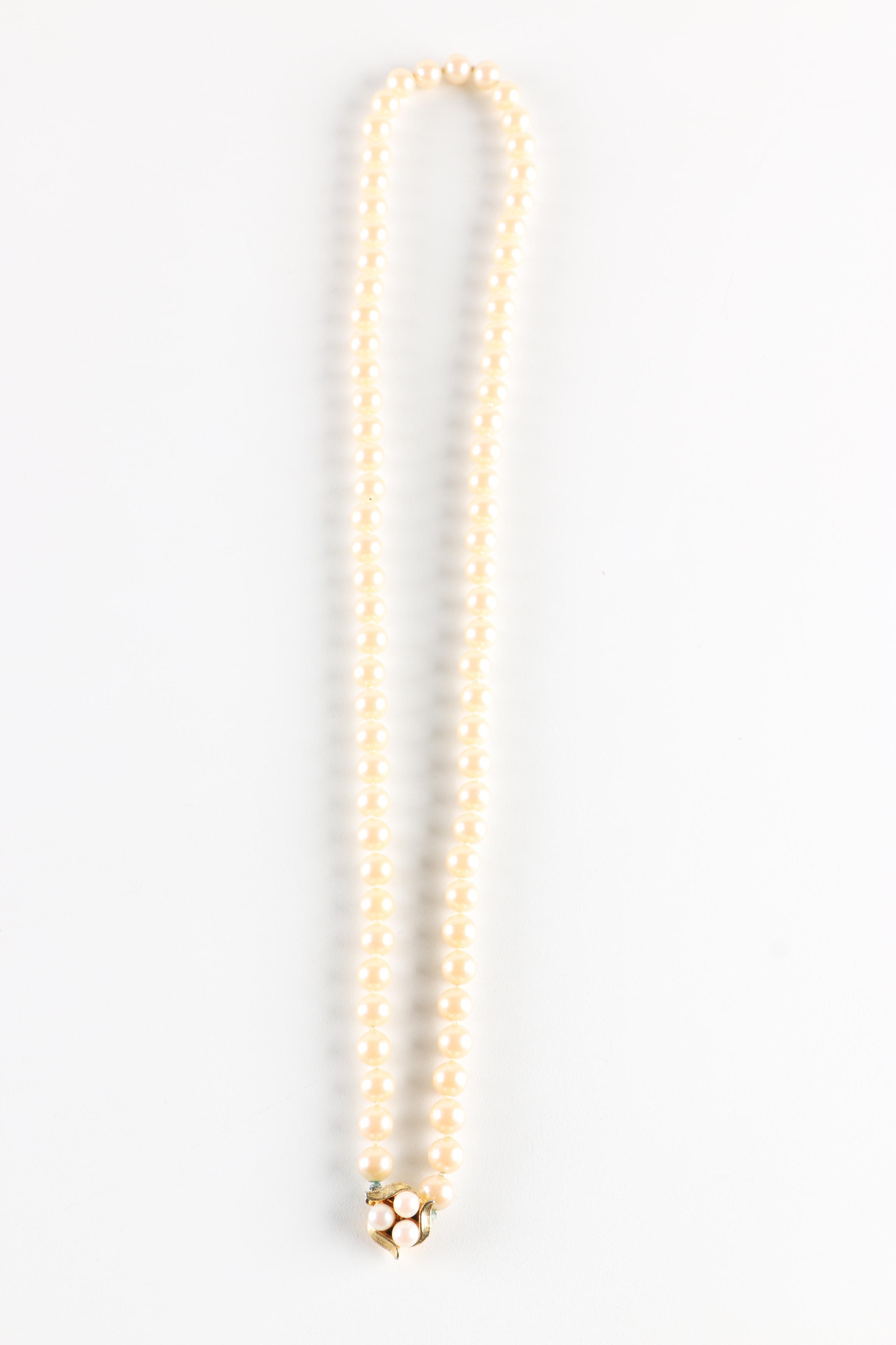 Faux Pearl Jewelry Including a Limited Edition Edgar Berebi Necklace