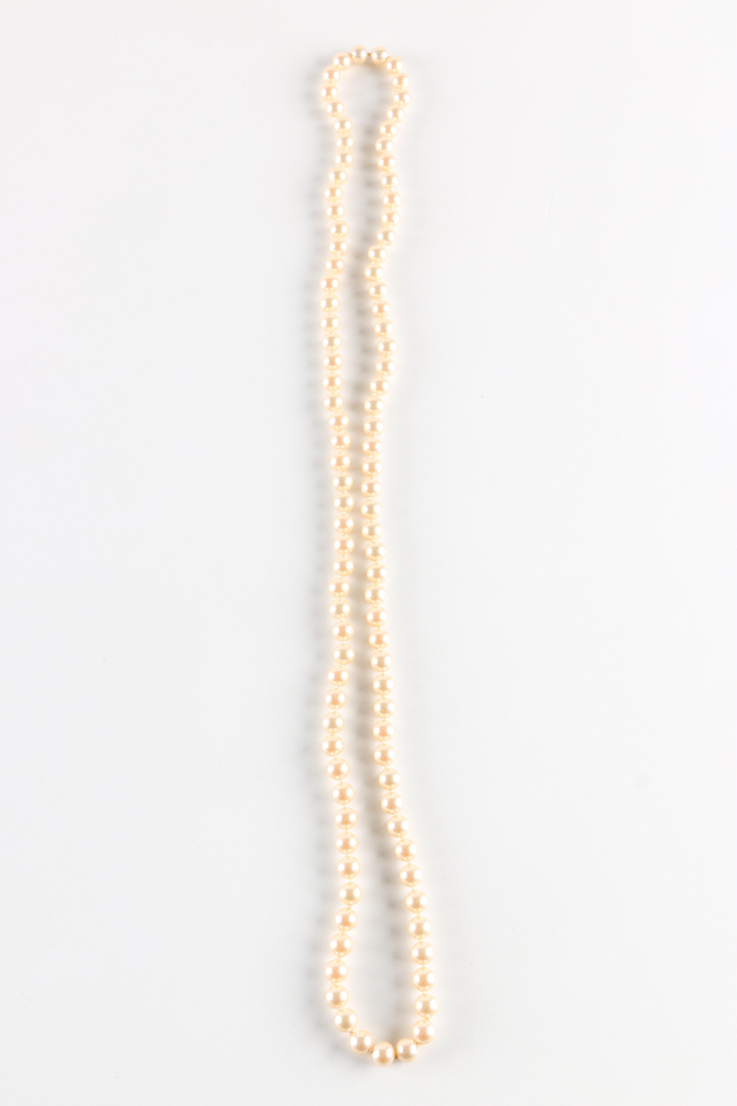 Faux Pearl Jewelry Including a Limited Edition Edgar Berebi Necklace