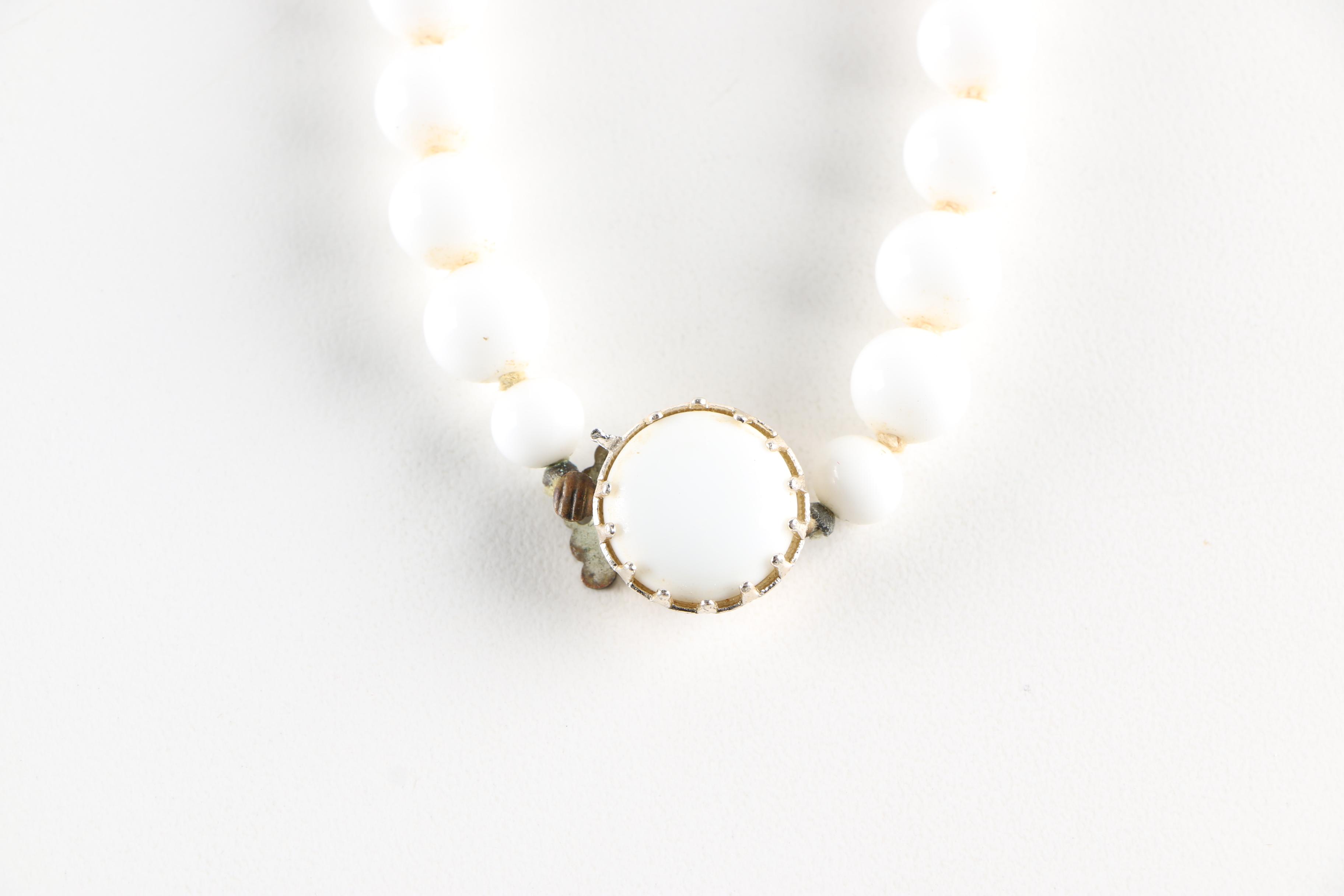 Faux Pearl Jewelry Including a Limited Edition Edgar Berebi Necklace