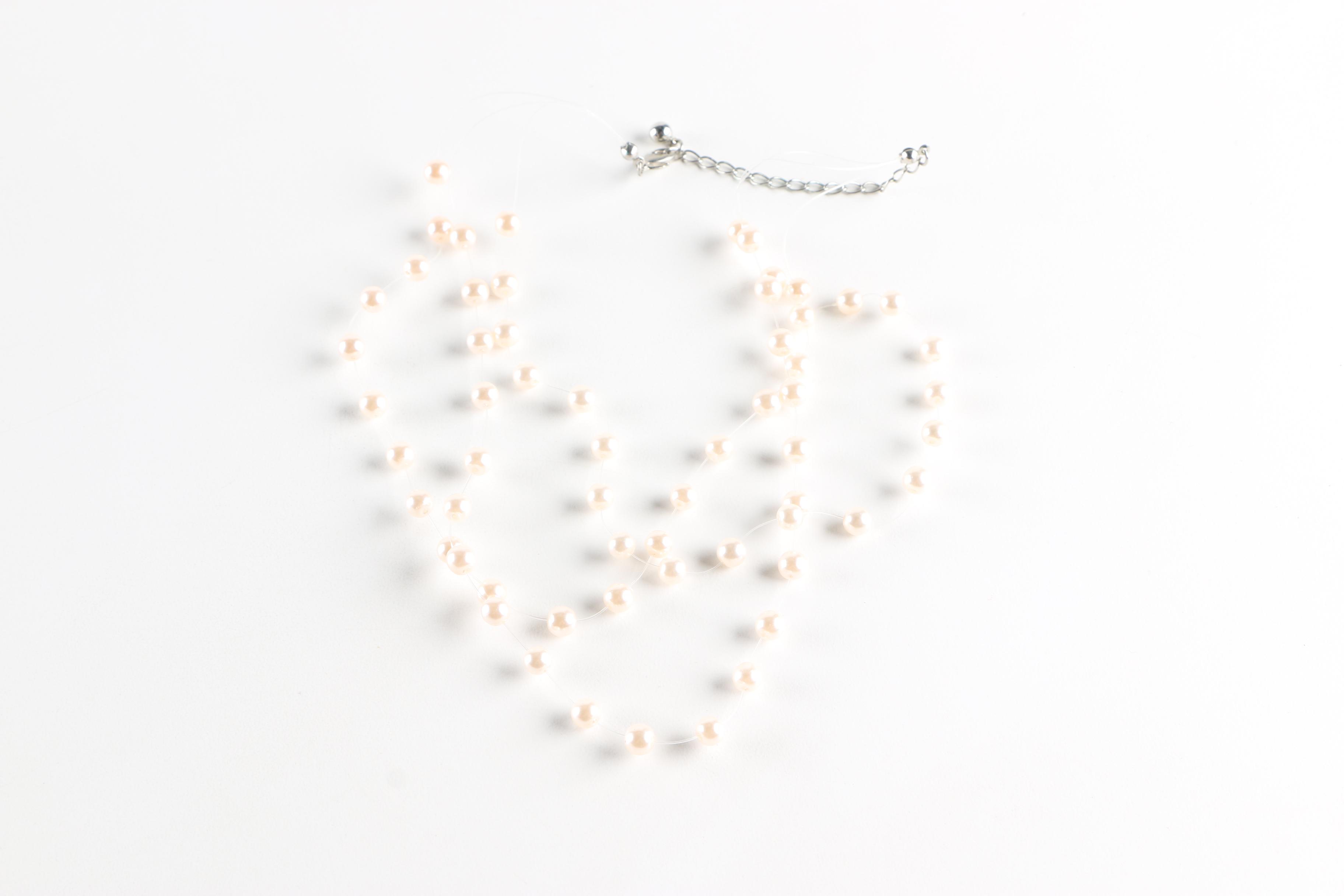 Faux Pearl Jewelry Including a Limited Edition Edgar Berebi Necklace