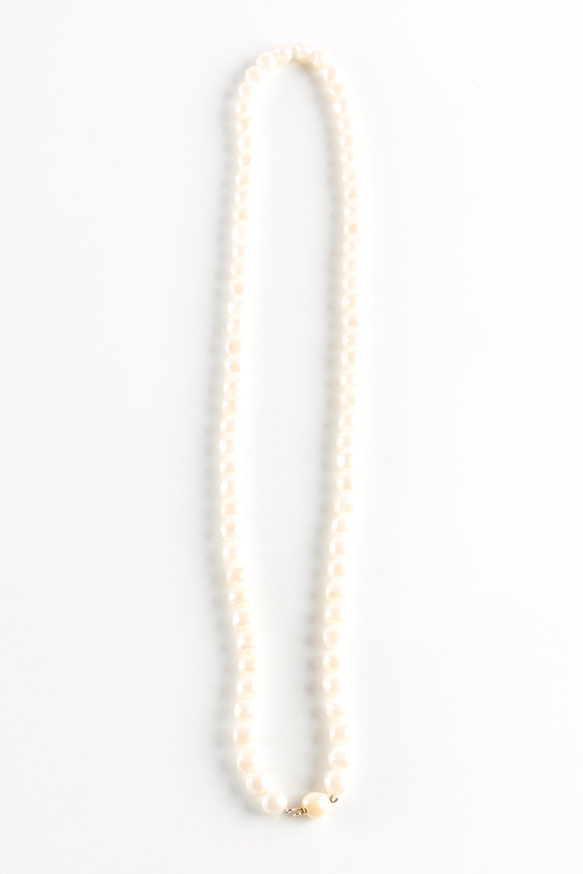 Faux Pearl Jewelry Including a Limited Edition Edgar Berebi Necklace