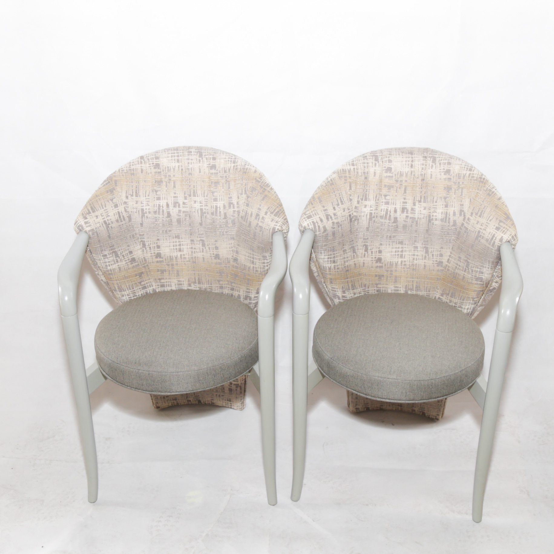 Vintage Upholstered Accent Chairs