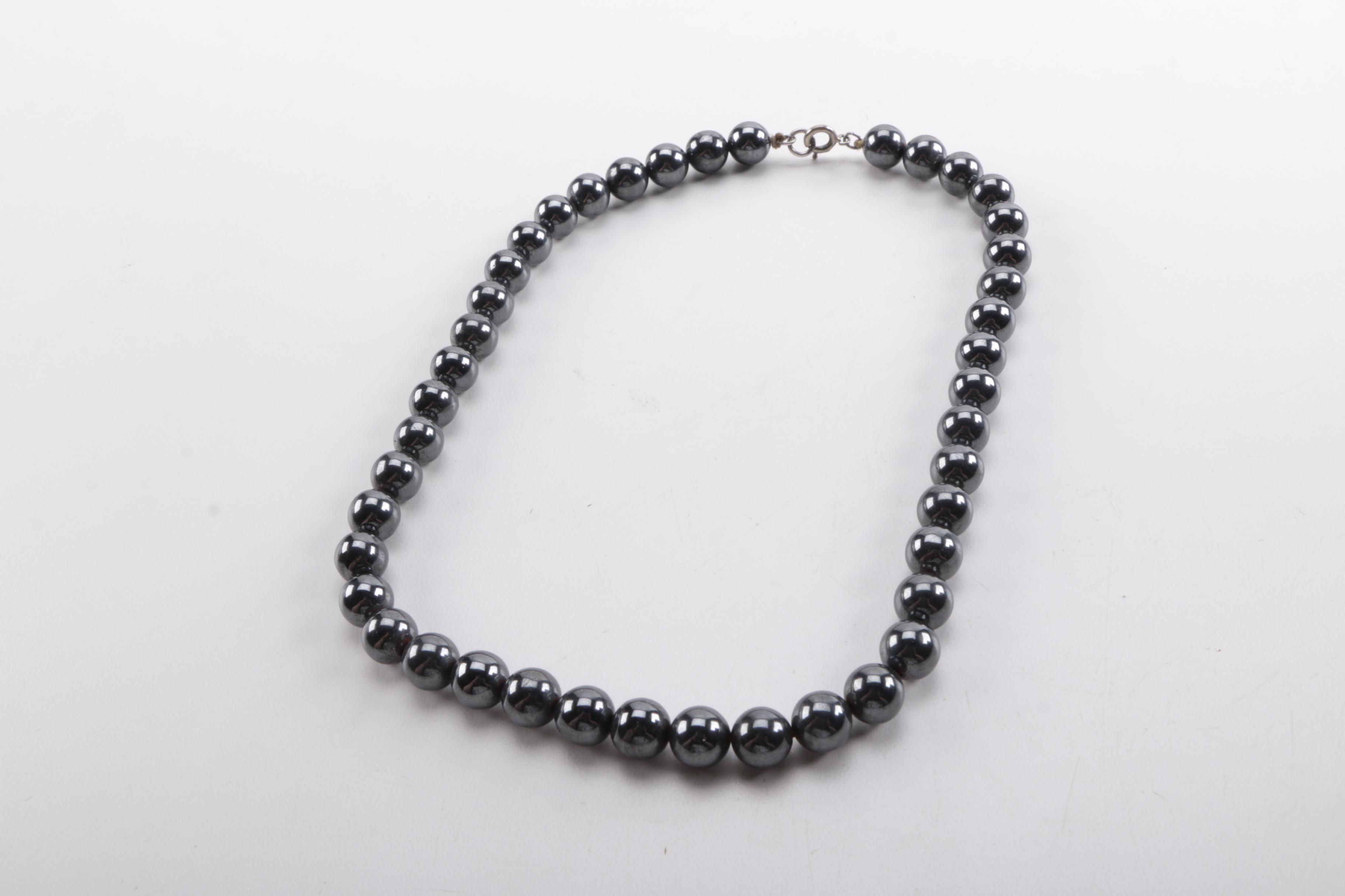 Assortment of Vintage Fashion and Stone Jewelry