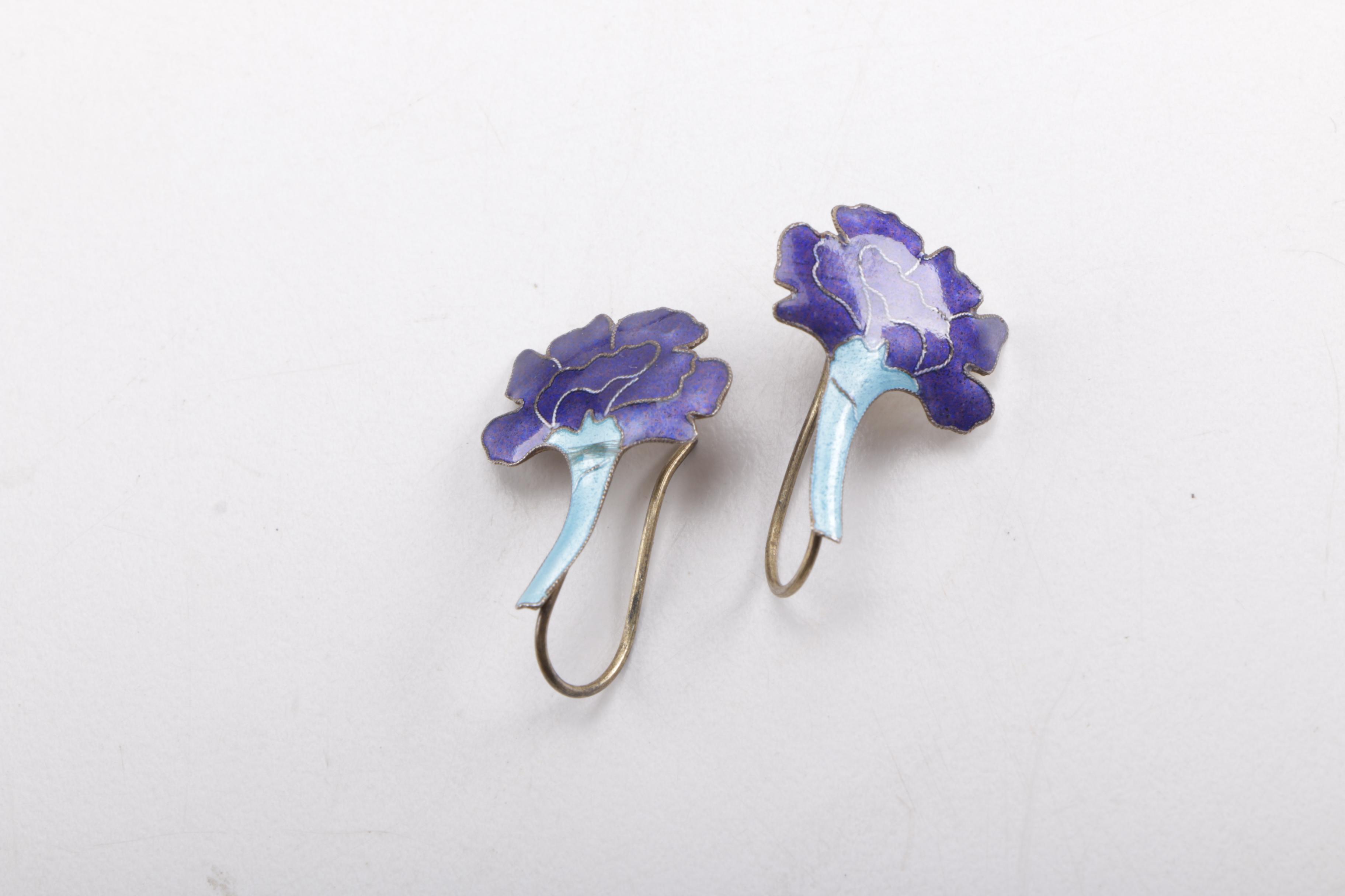 Vintage Sterling Silver and Stone Jewelry Featuring Egyptian Revi