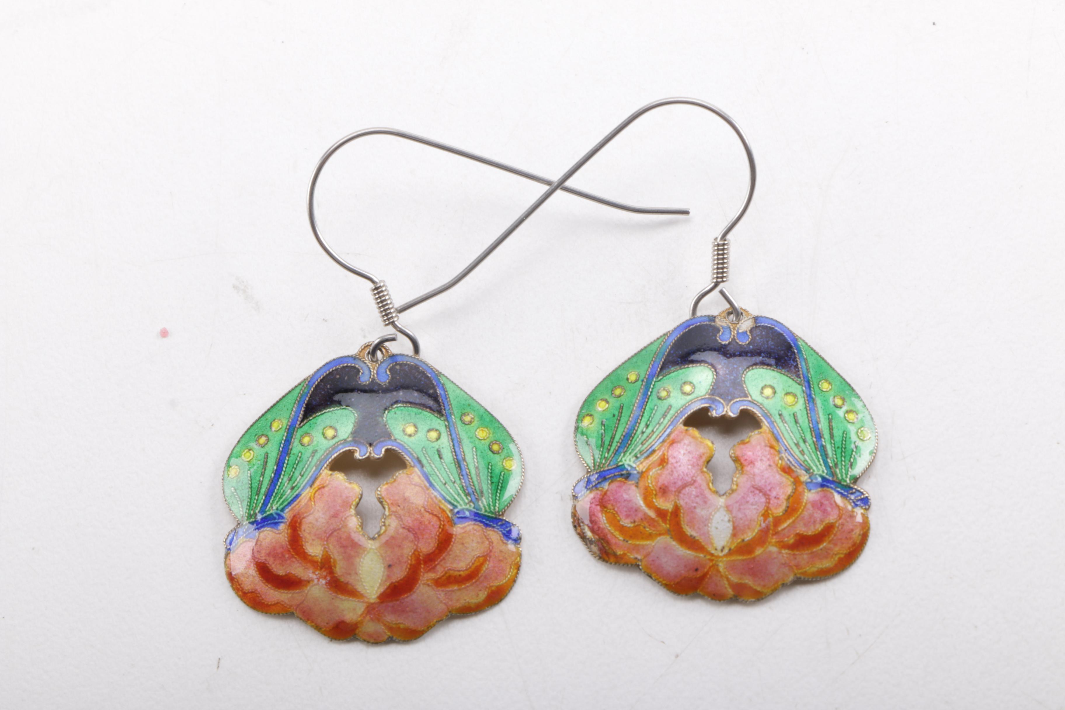 Vintage Sterling Silver and Stone Jewelry Featuring Egyptian Revi