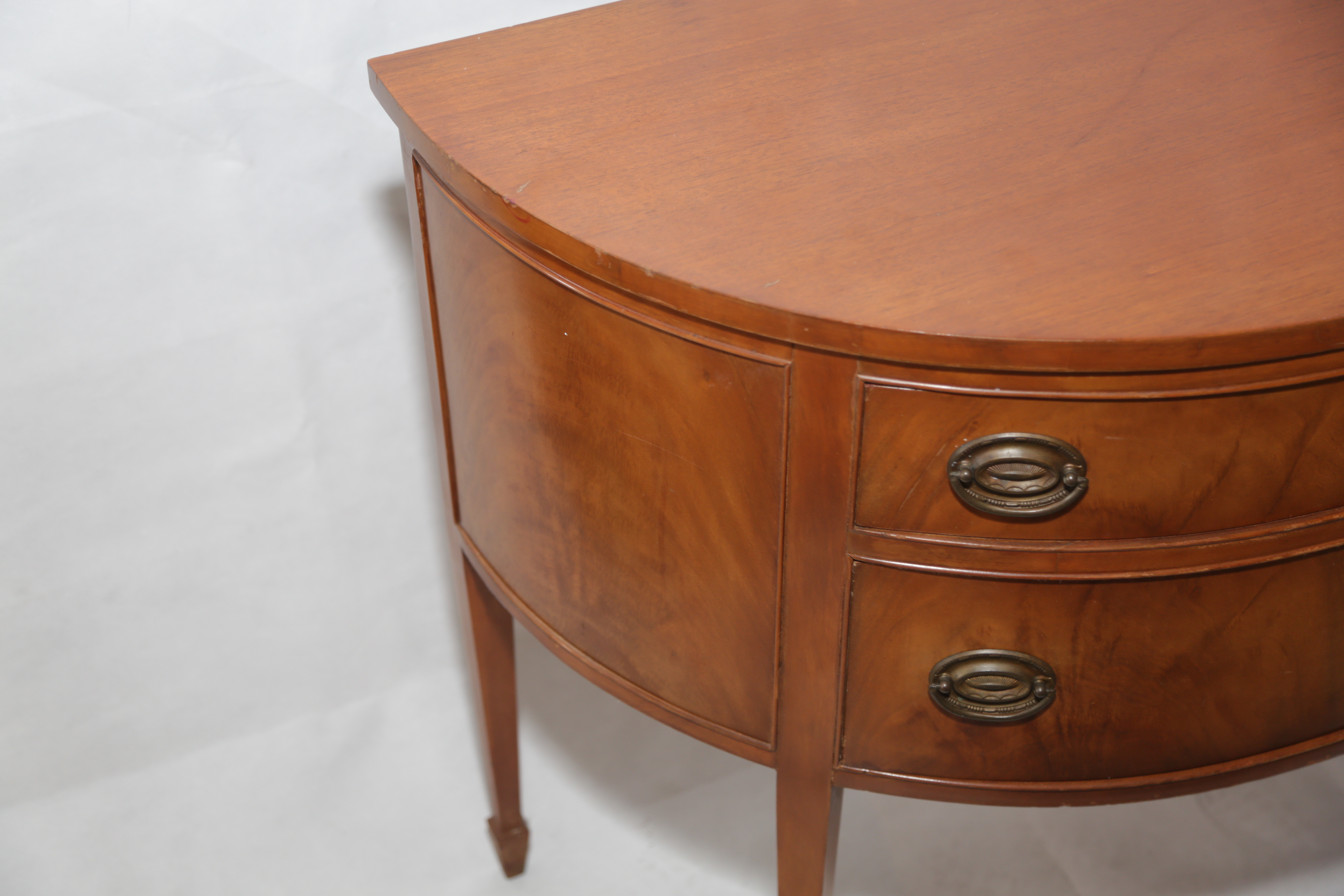 Hepplewhite Style Demilune Table by Finch Fine Furniture