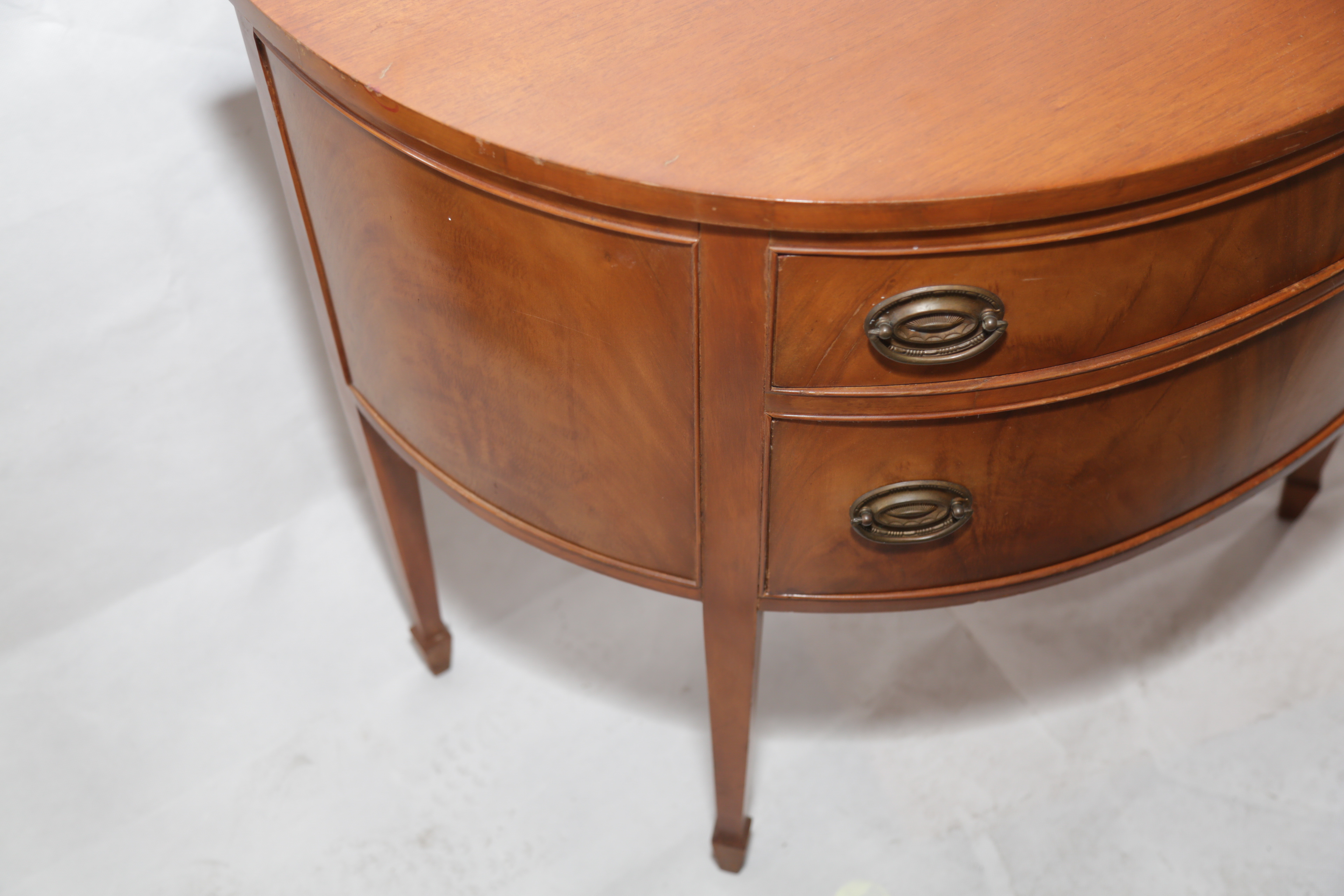 Hepplewhite Style Demilune Table by Finch Fine Furniture