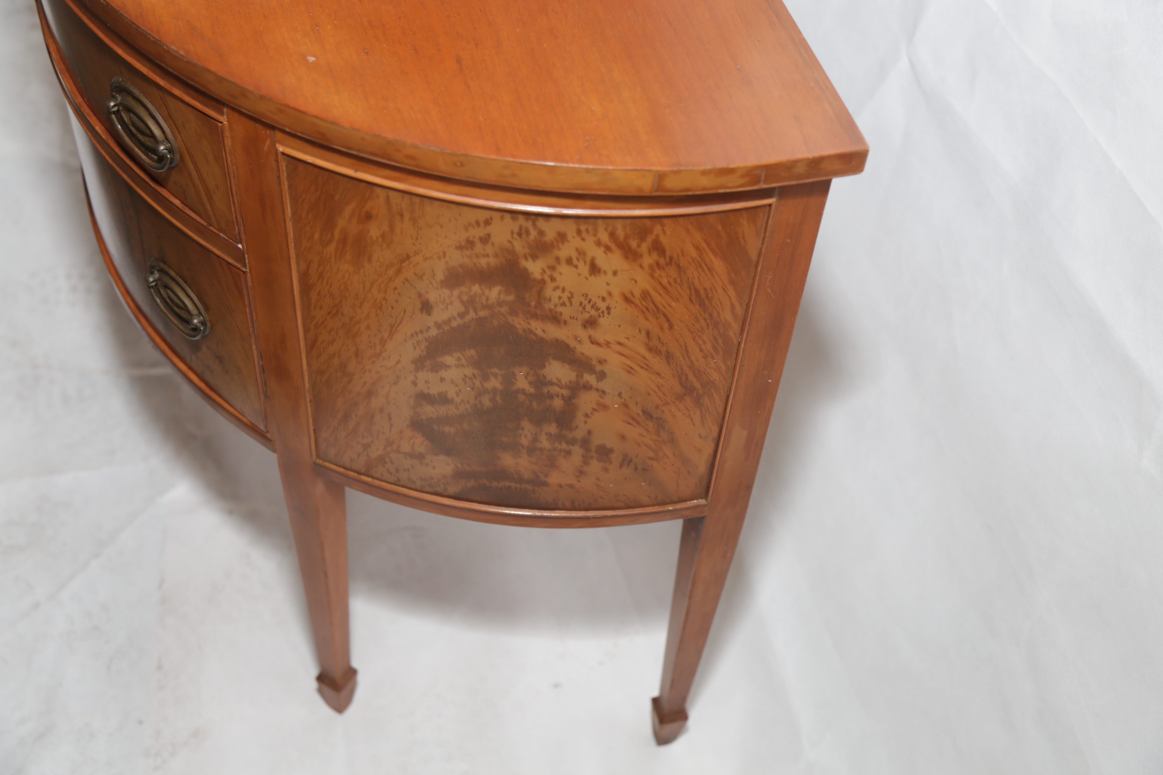 Hepplewhite Style Demilune Table by Finch Fine Furniture