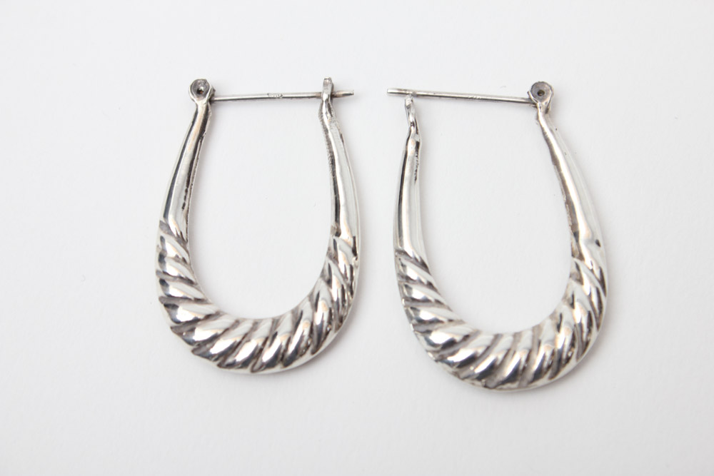 Silver Tone Earrings