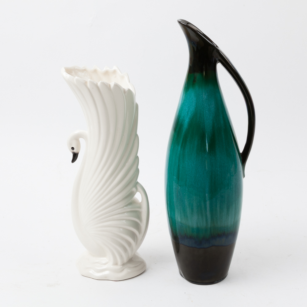 Pair of Ceramic Art Vases