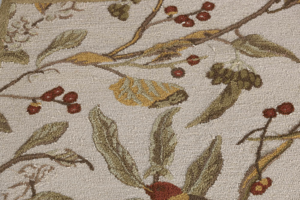 Pottery Barn "Spring Sparrow" Hooked Rug