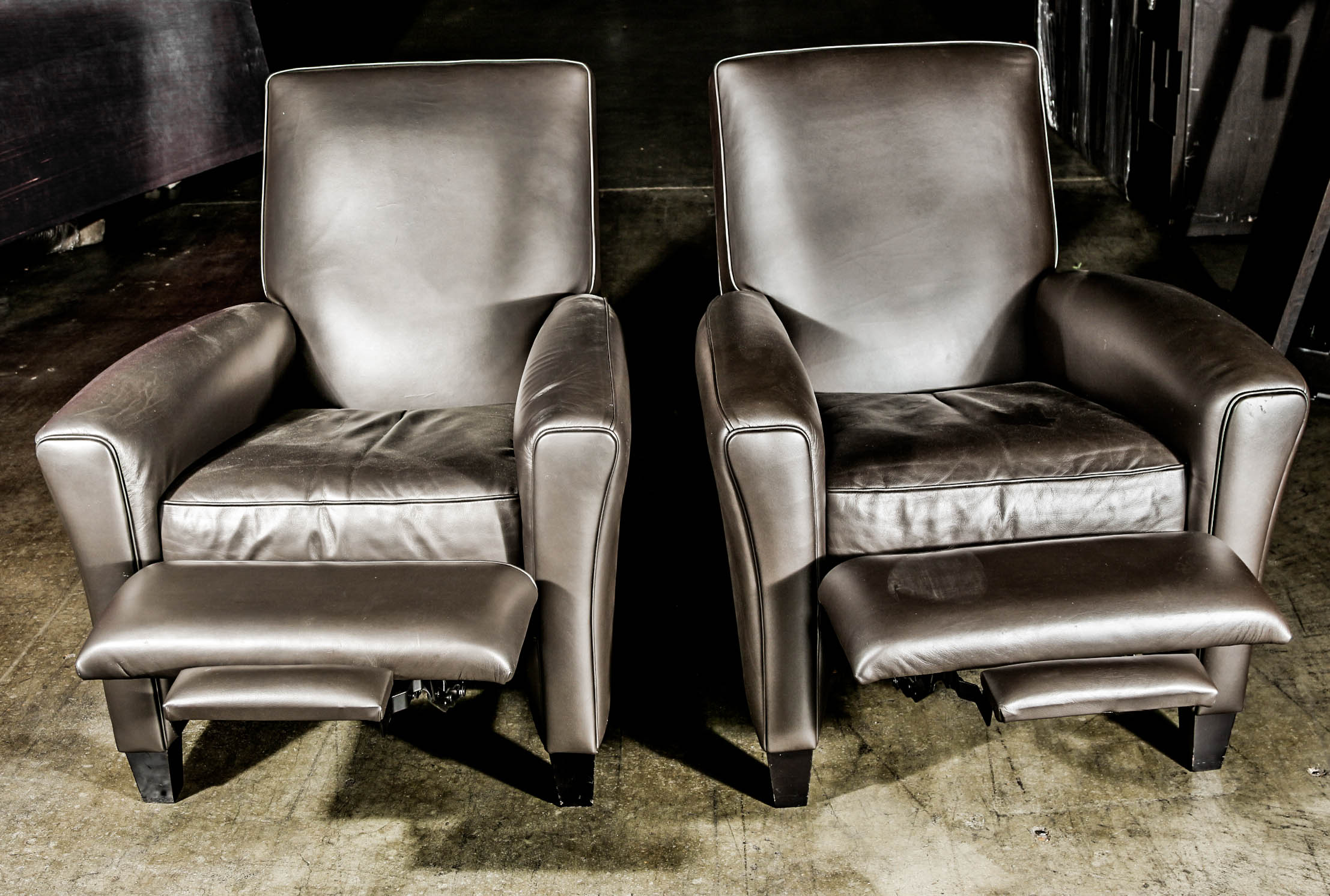 Pair of American Leather Recliners