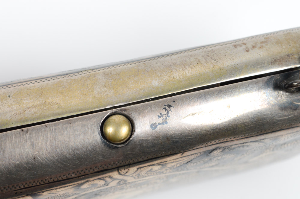 Antique Russian .875 Silver and Niello Purse