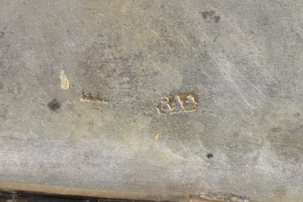 Antique Russian .875 Silver and Niello Purse