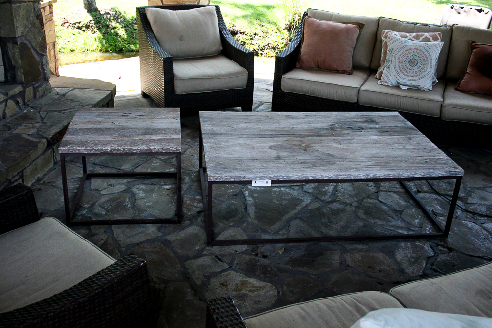 Outdoor Wooden Table Set