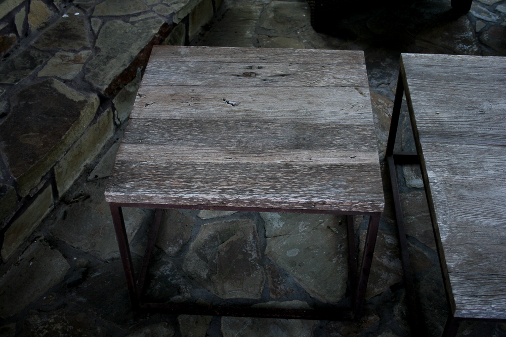 Outdoor Wooden Table Set