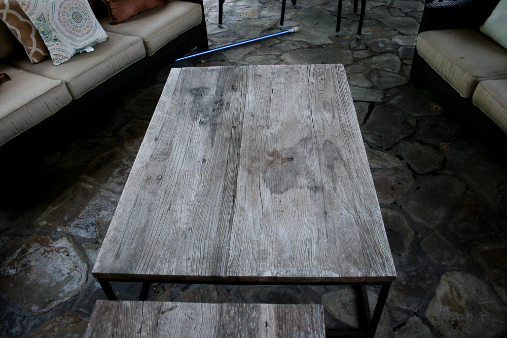 Outdoor Wooden Table Set