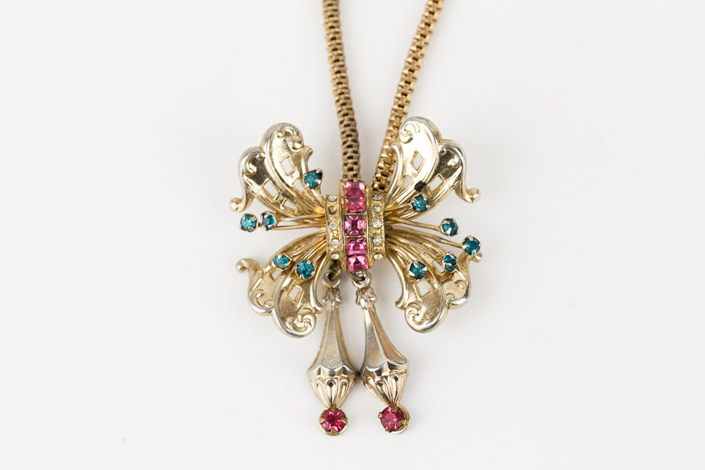 Vintage Coro Butterfly Parure