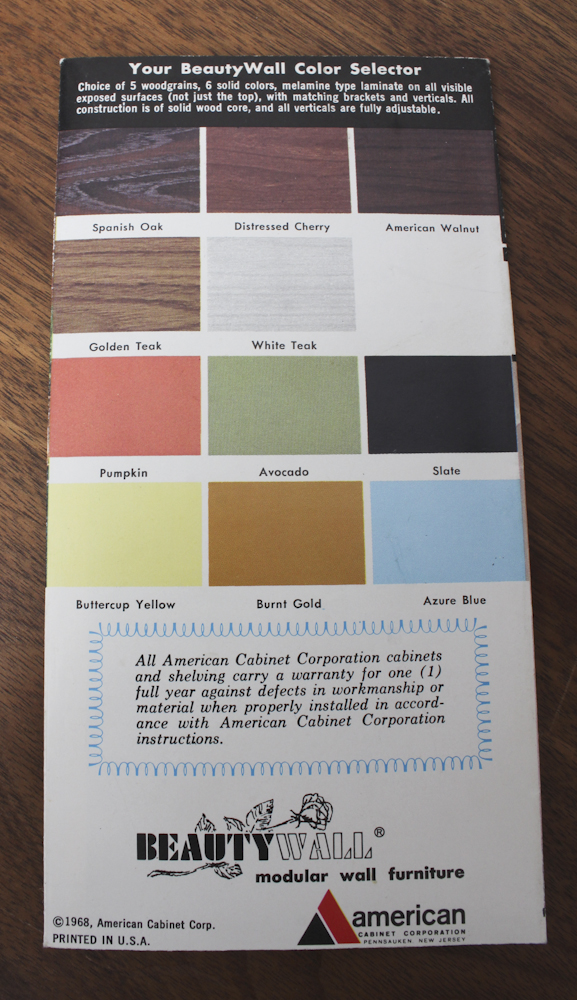 Mid-Century American Beauty Floating Shelving Unit