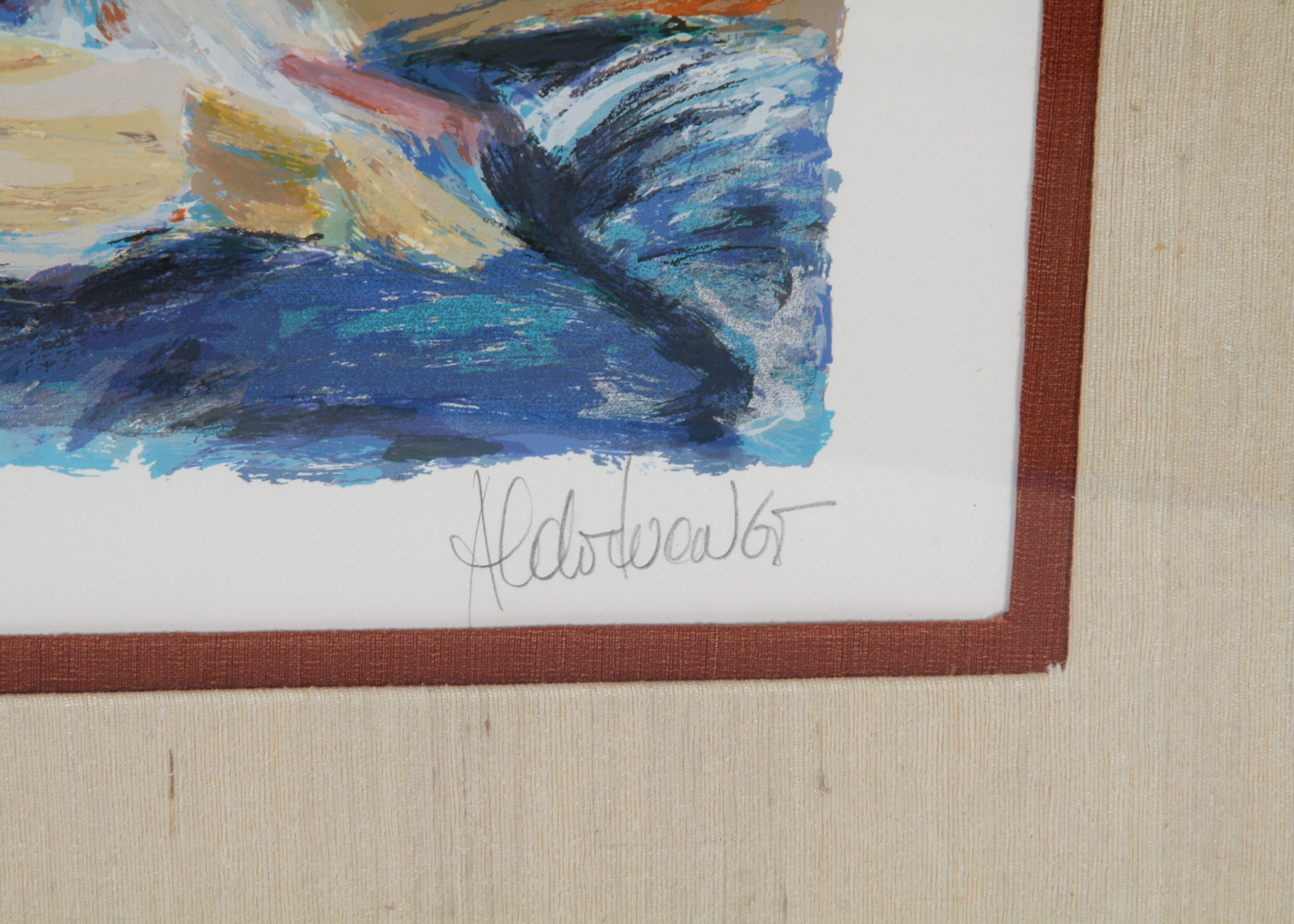 Aldo Luongo Lithograph on Paper "Destiny"