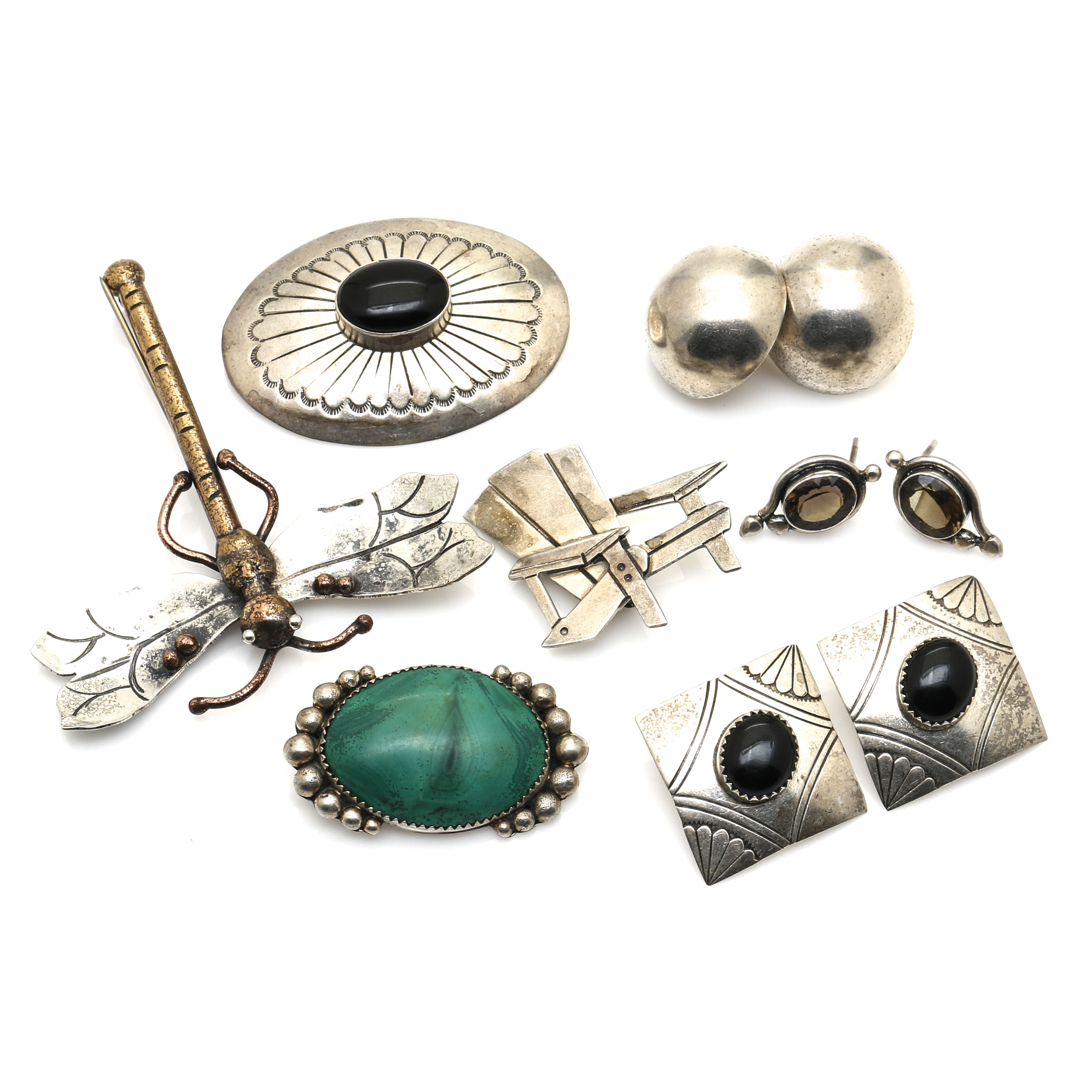 Sterling Silver Gemstone Jewelry Featuring Adirondack Brooch by Far Fetched and Southwest Style