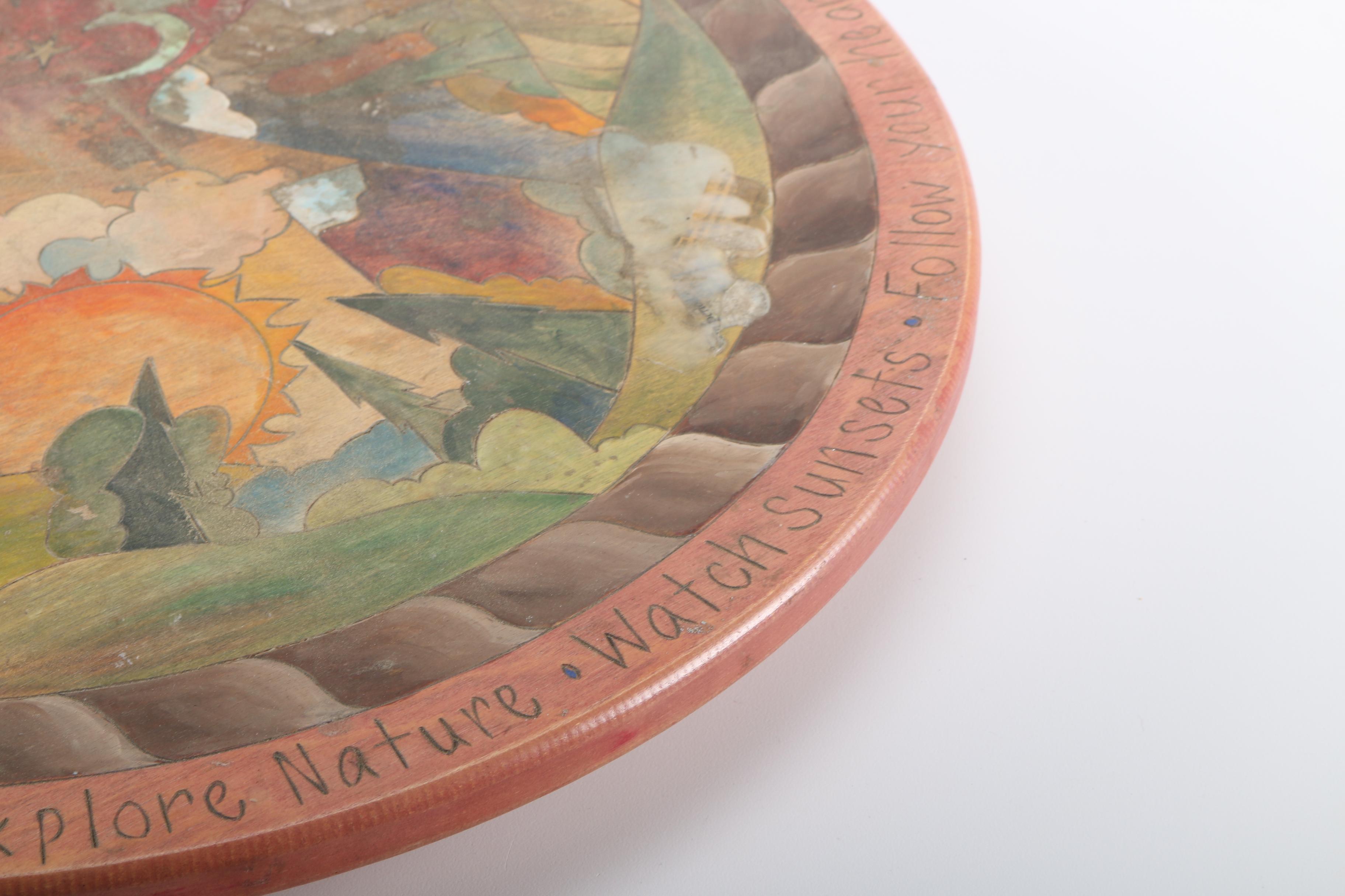 Sticks Artisan-Designed Lazy Susan