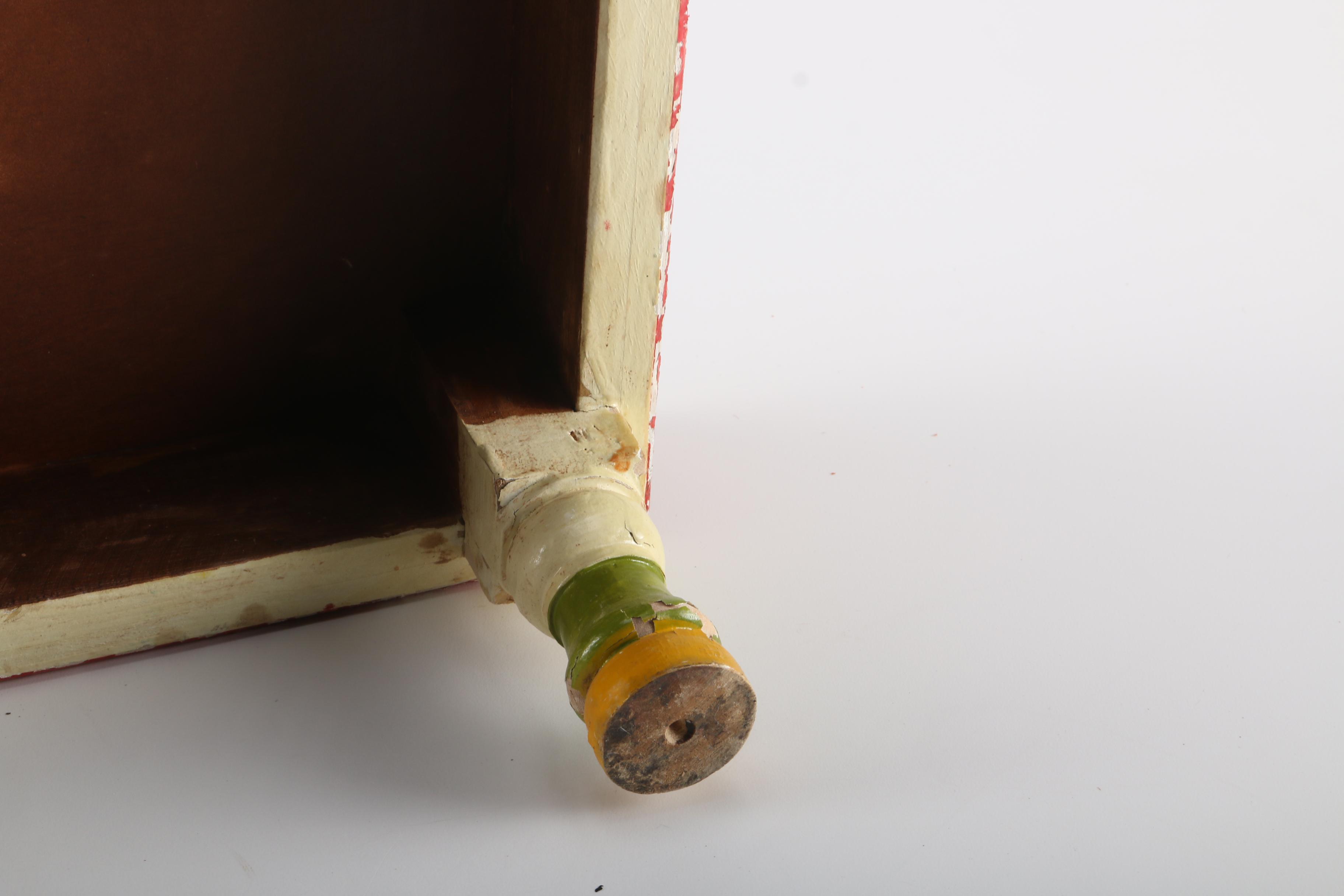 Wooden Floral Motif Table