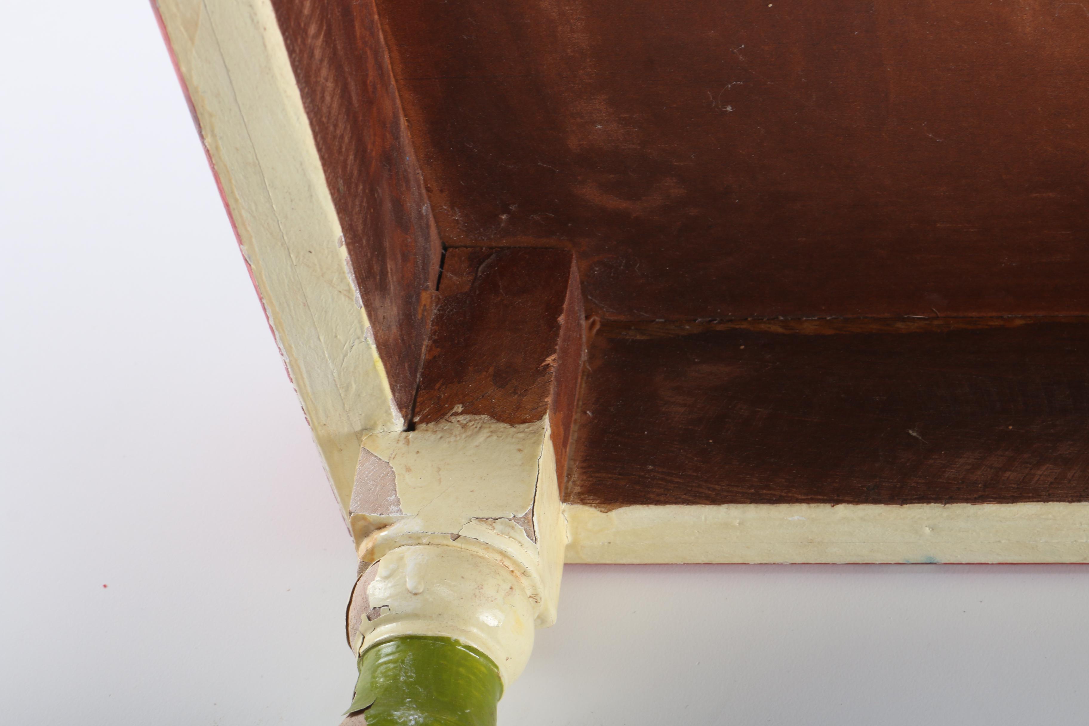 Wooden Floral Motif Table