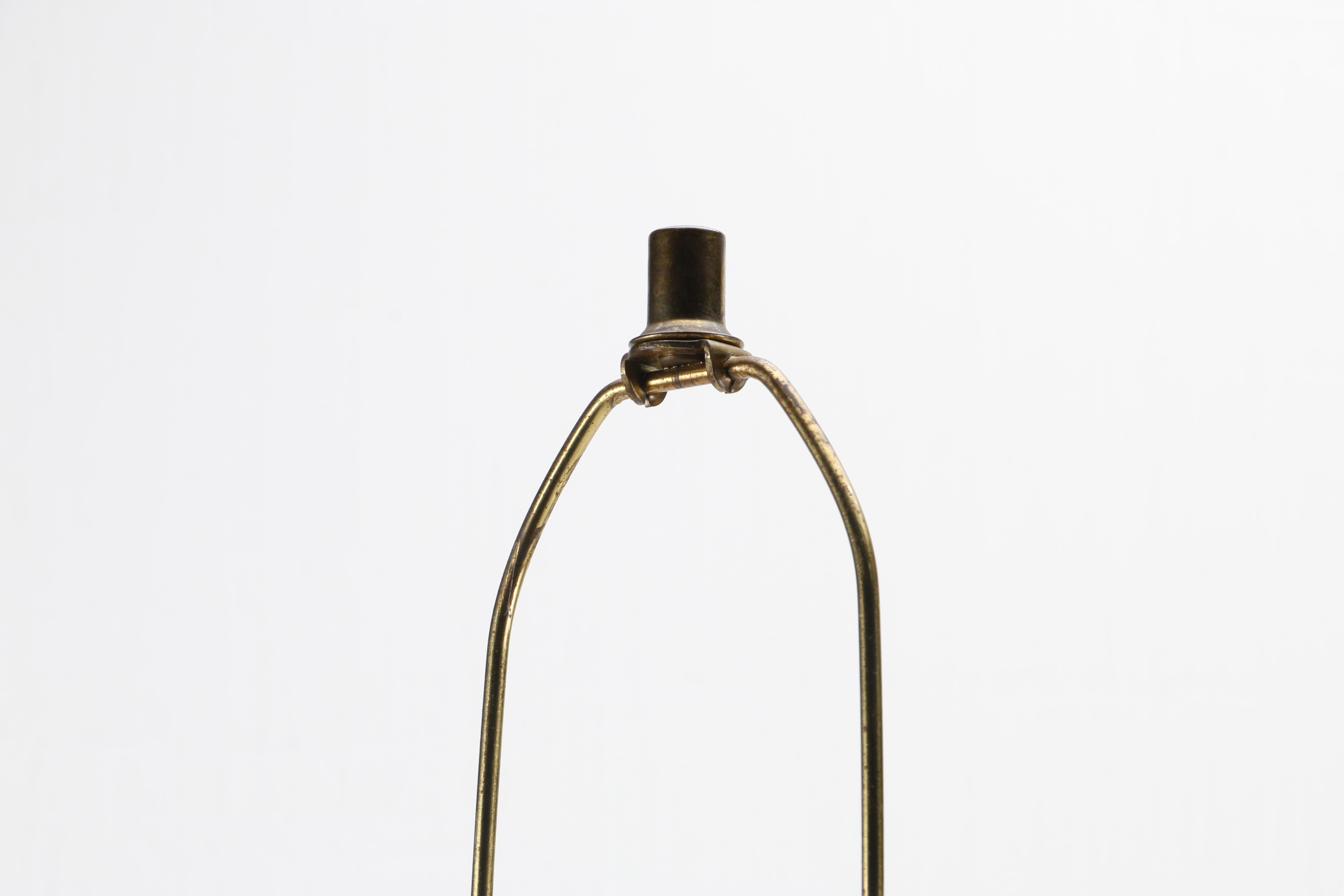 Vintage Ceramic and Wood Table Lamps