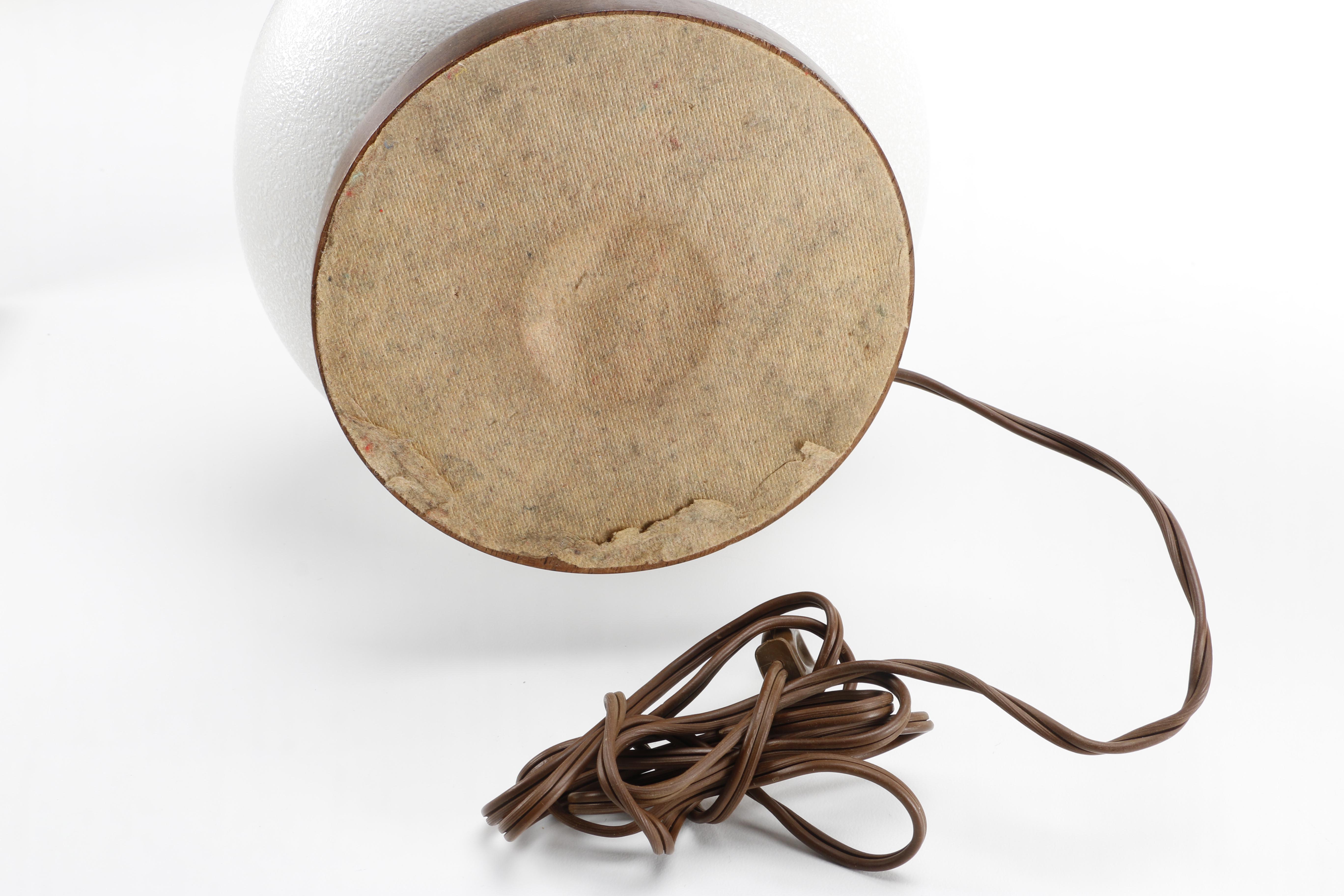 Vintage Ceramic and Wood Table Lamps