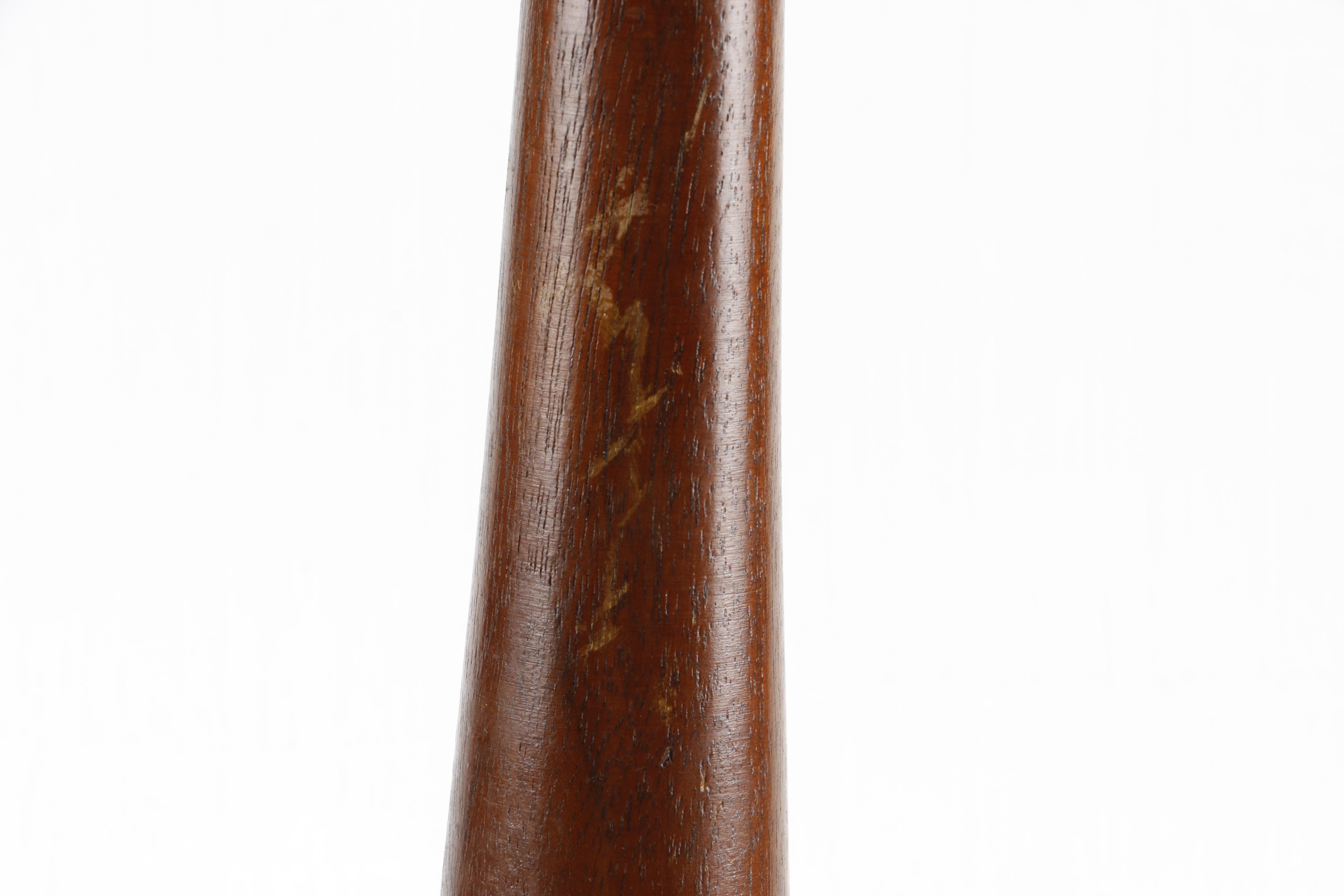 Vintage Ceramic and Wood Table Lamps