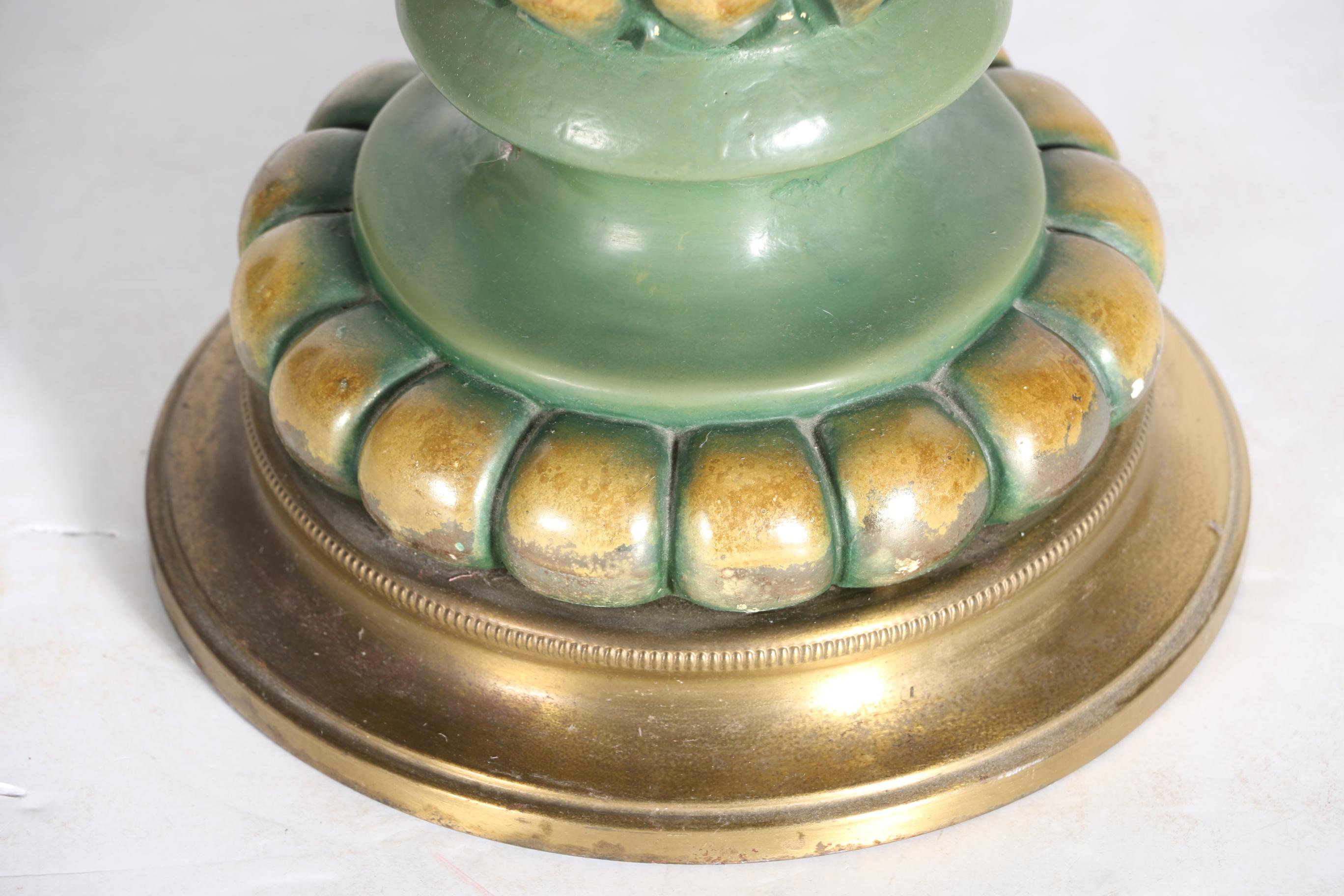 Pineapple Table Lamp With Bamboo Shade