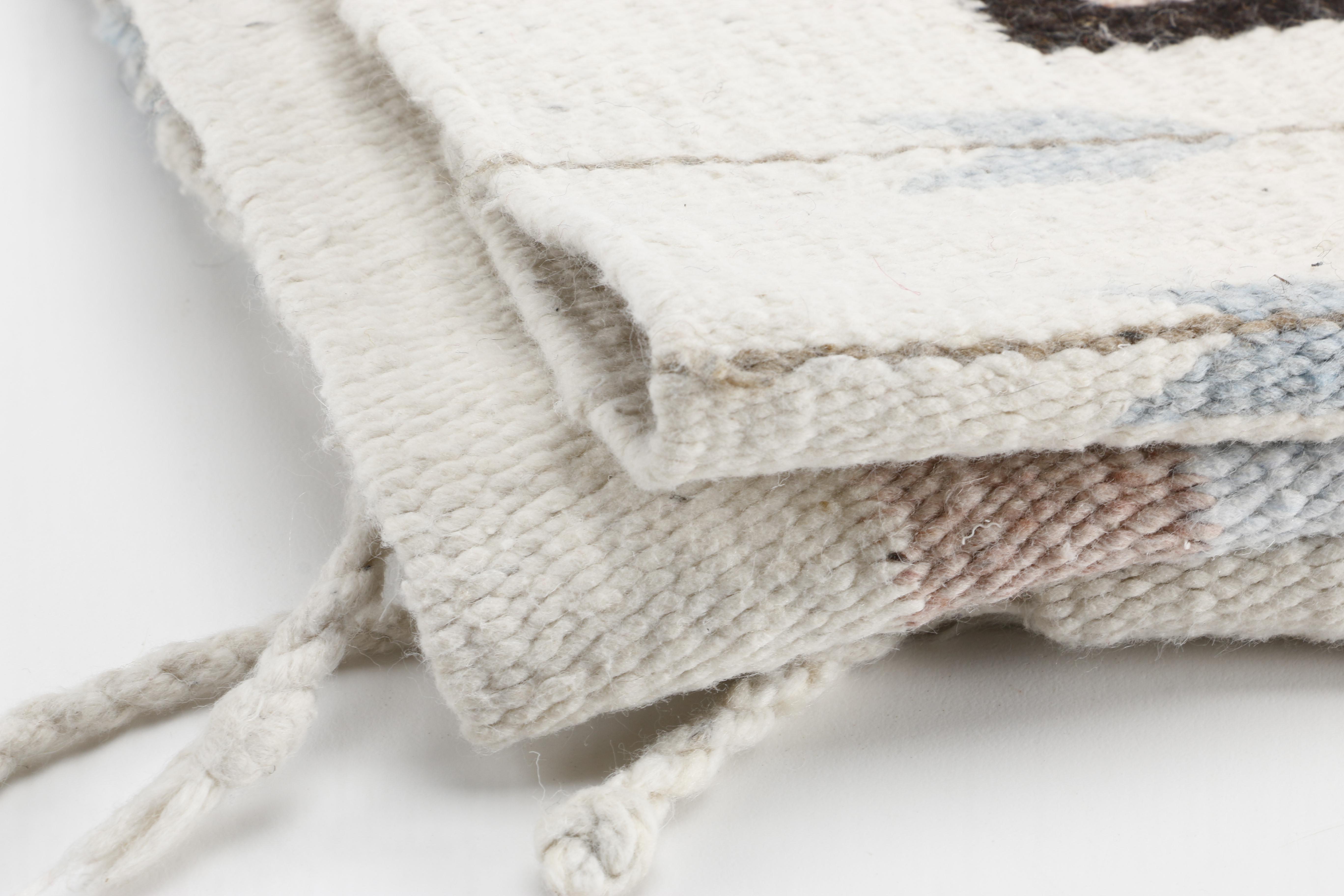 Wool Hand Woven Native American Yei-Style Rug