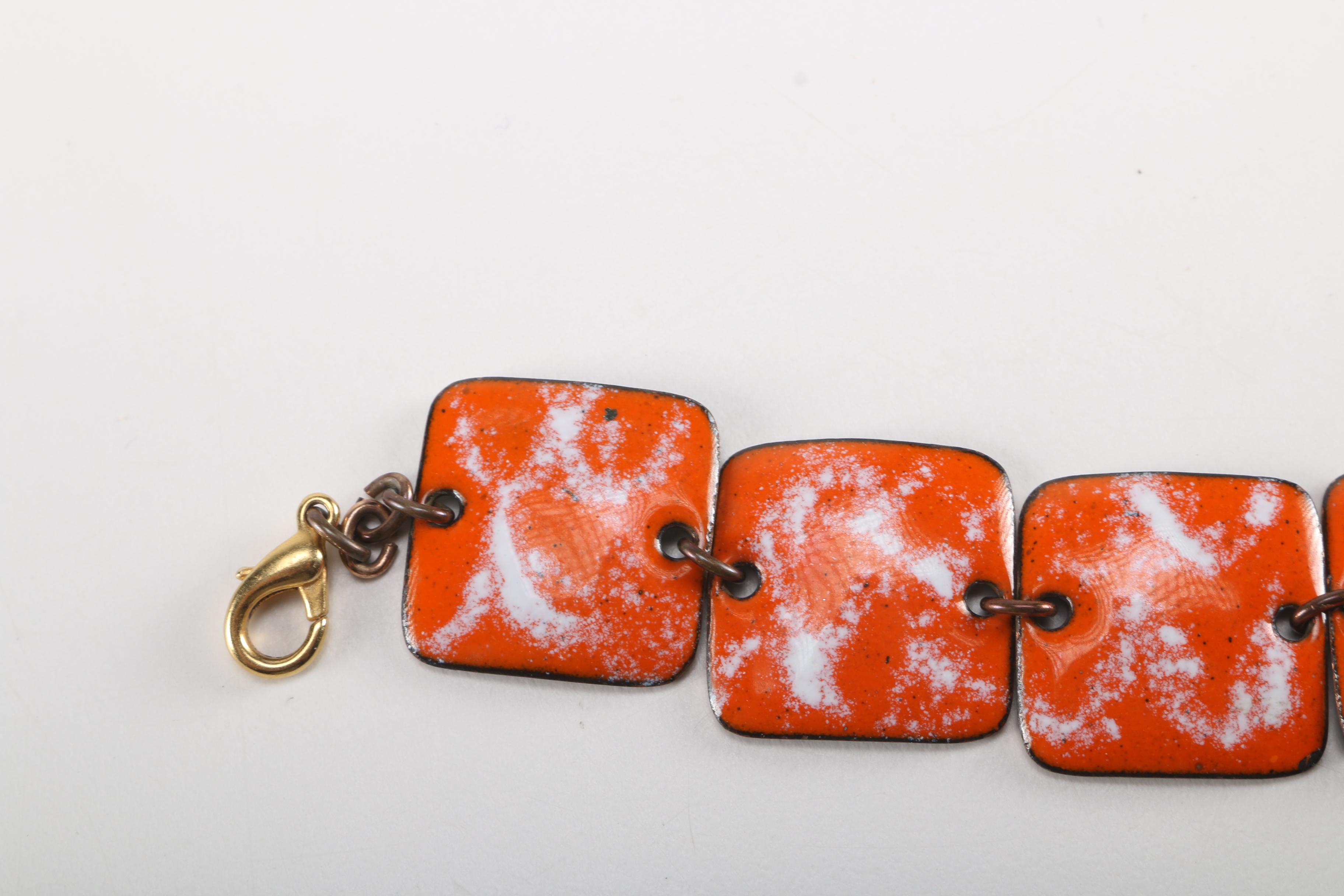 Enamel Bracelets and Pendants