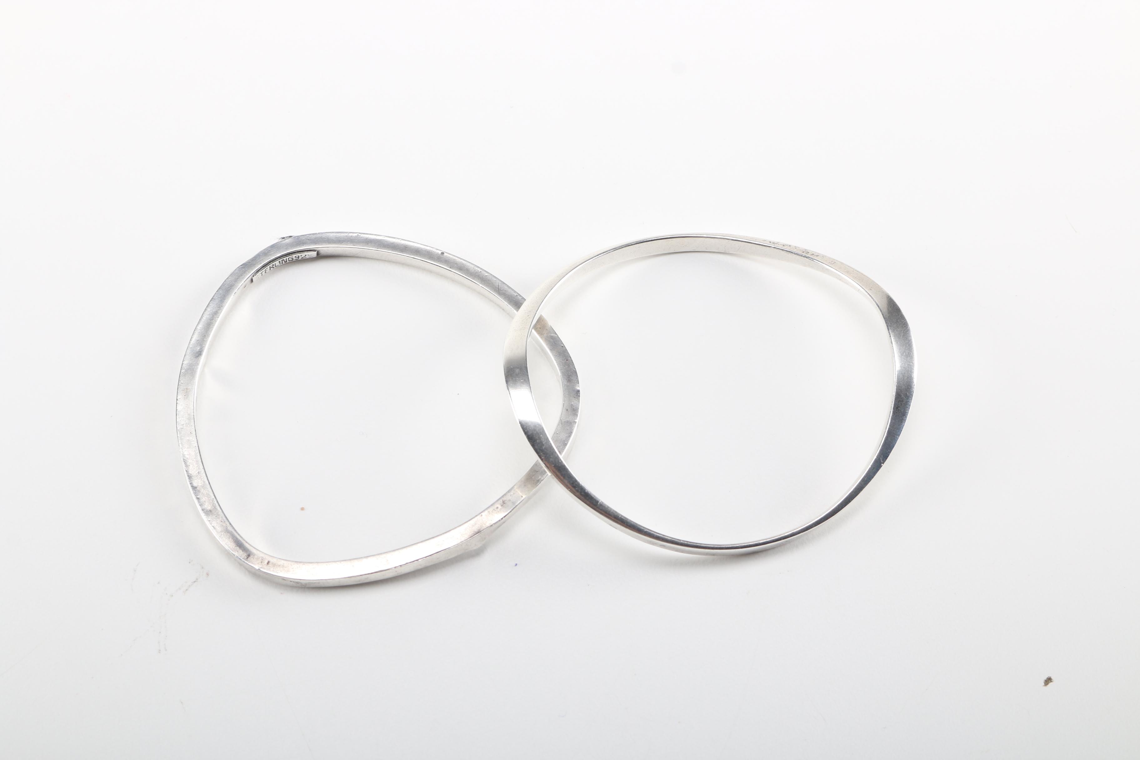 Sterling Silver Jewelry Including Versani and Vintage Mexican Artisan Pieces