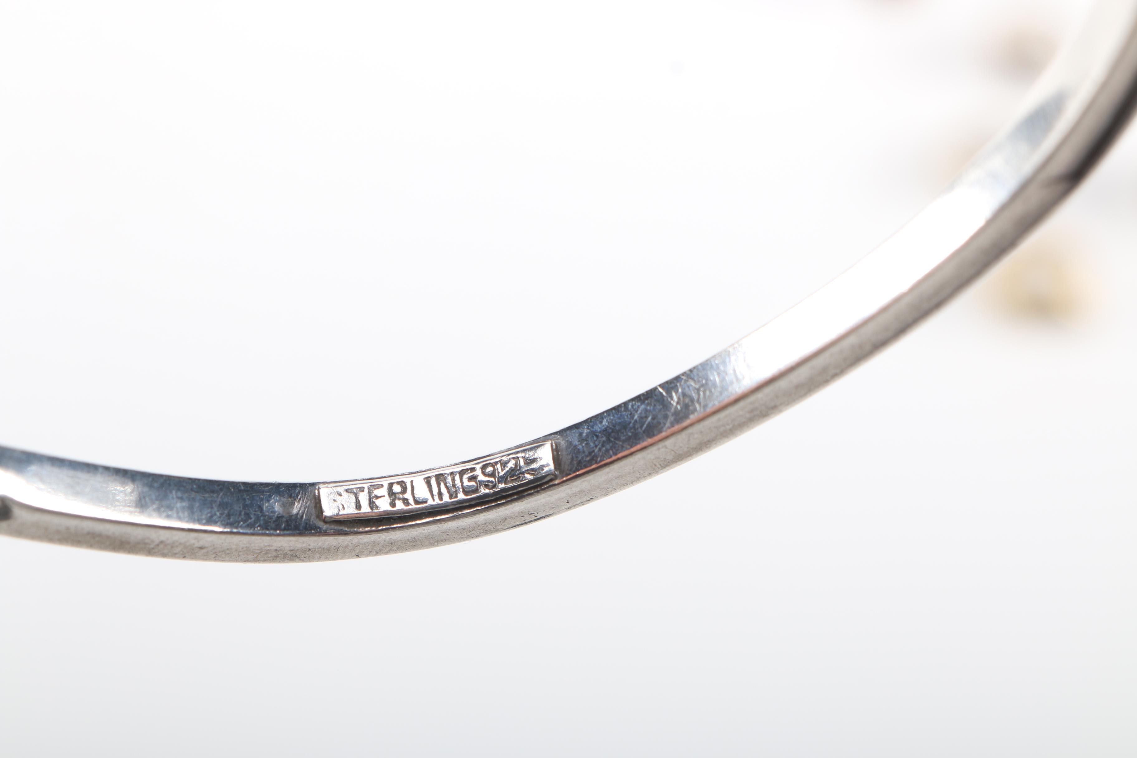 Sterling Silver Jewelry Including Versani and Vintage Mexican Artisan Pieces