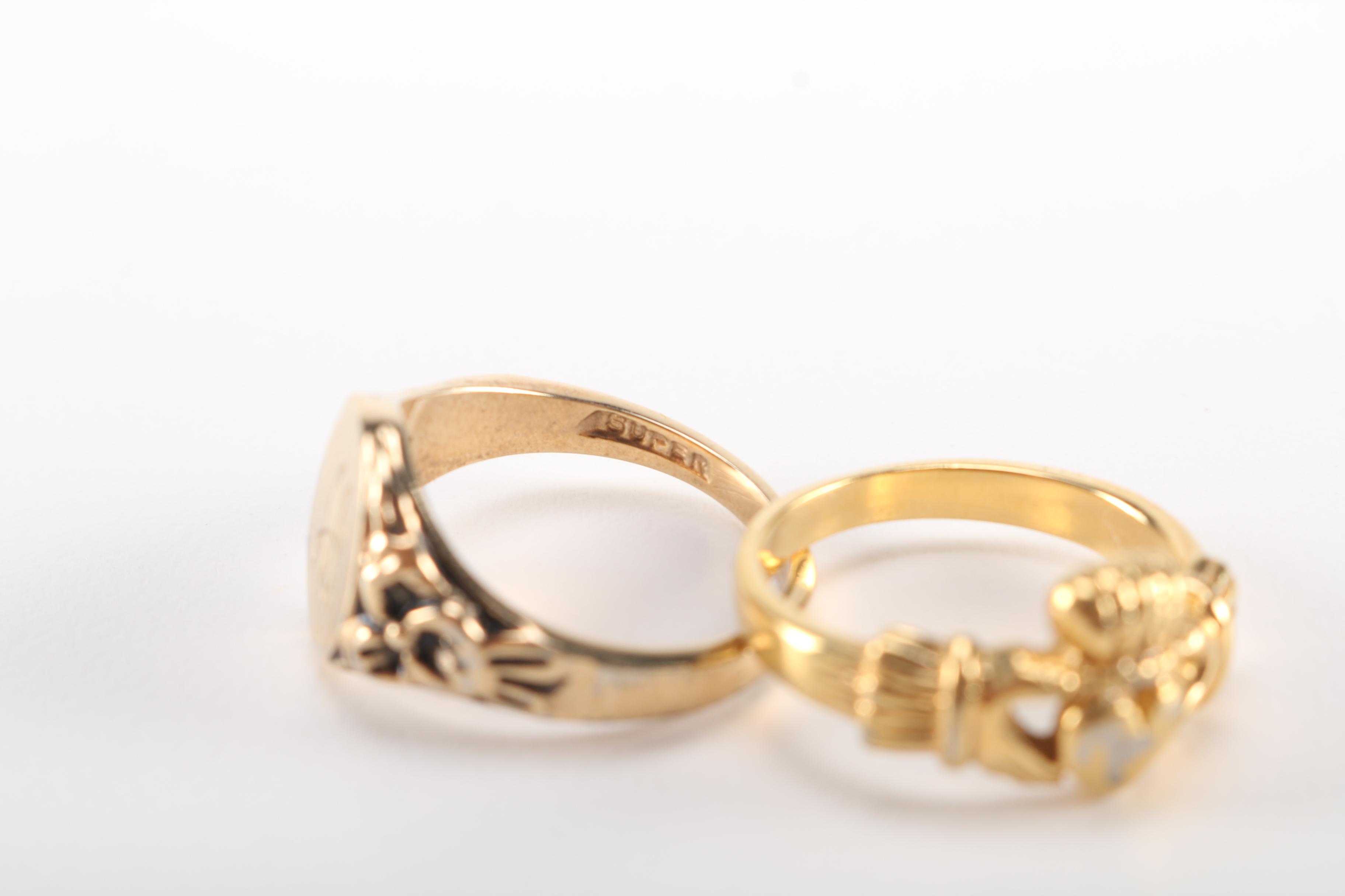 Gold Tone and Beaded Vintage Costume Jewelry Featuring Musi