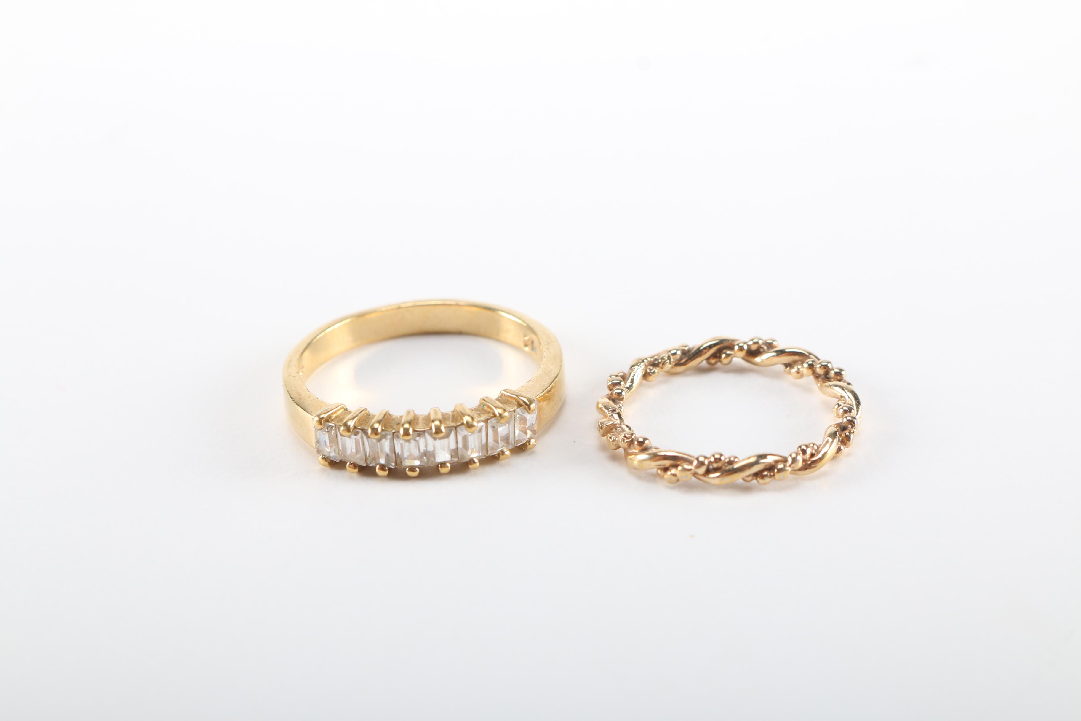 Gold Tone and Beaded Vintage Costume Jewelry Featuring Musi