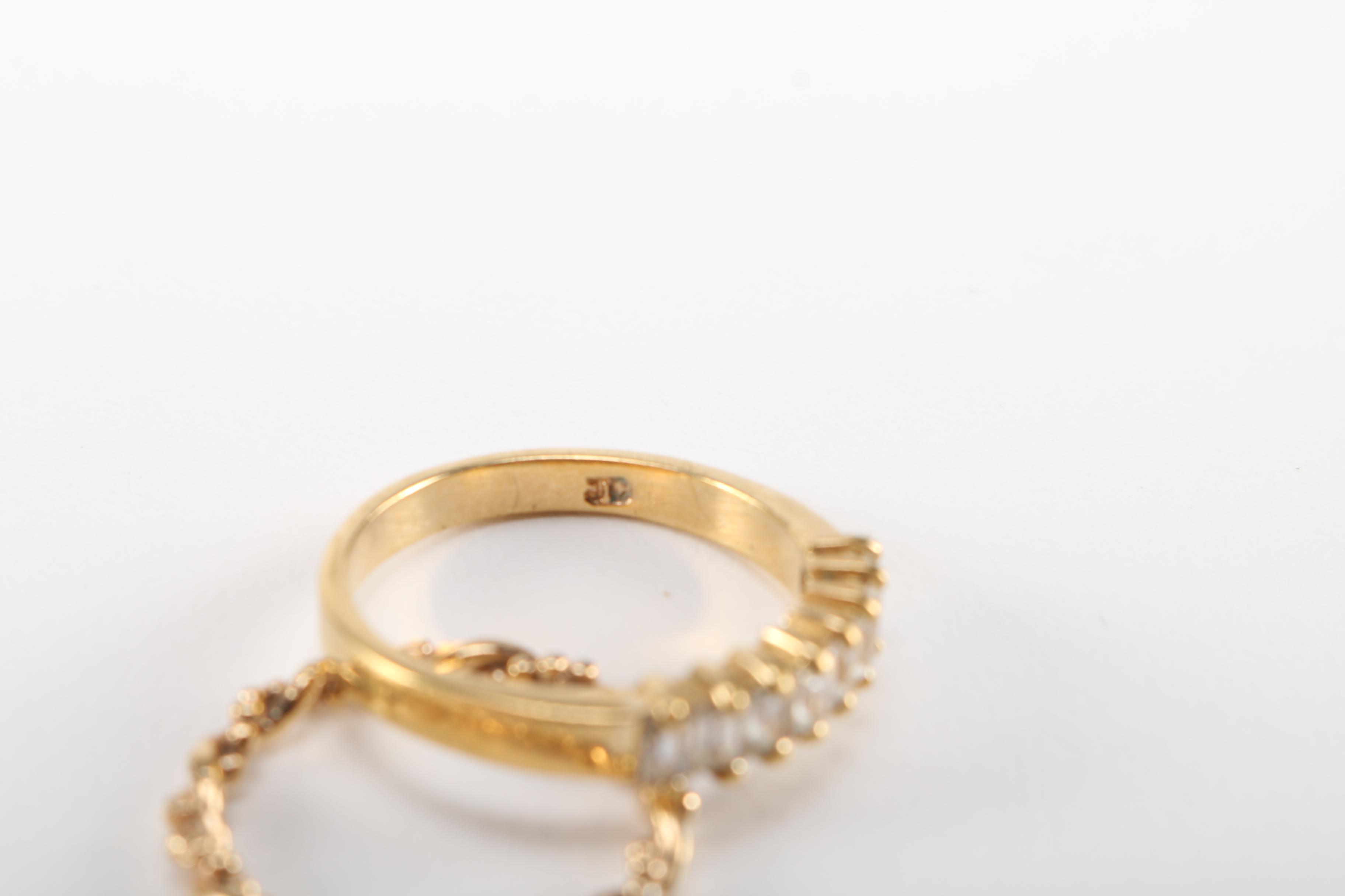 Gold Tone and Beaded Vintage Costume Jewelry Featuring Musi