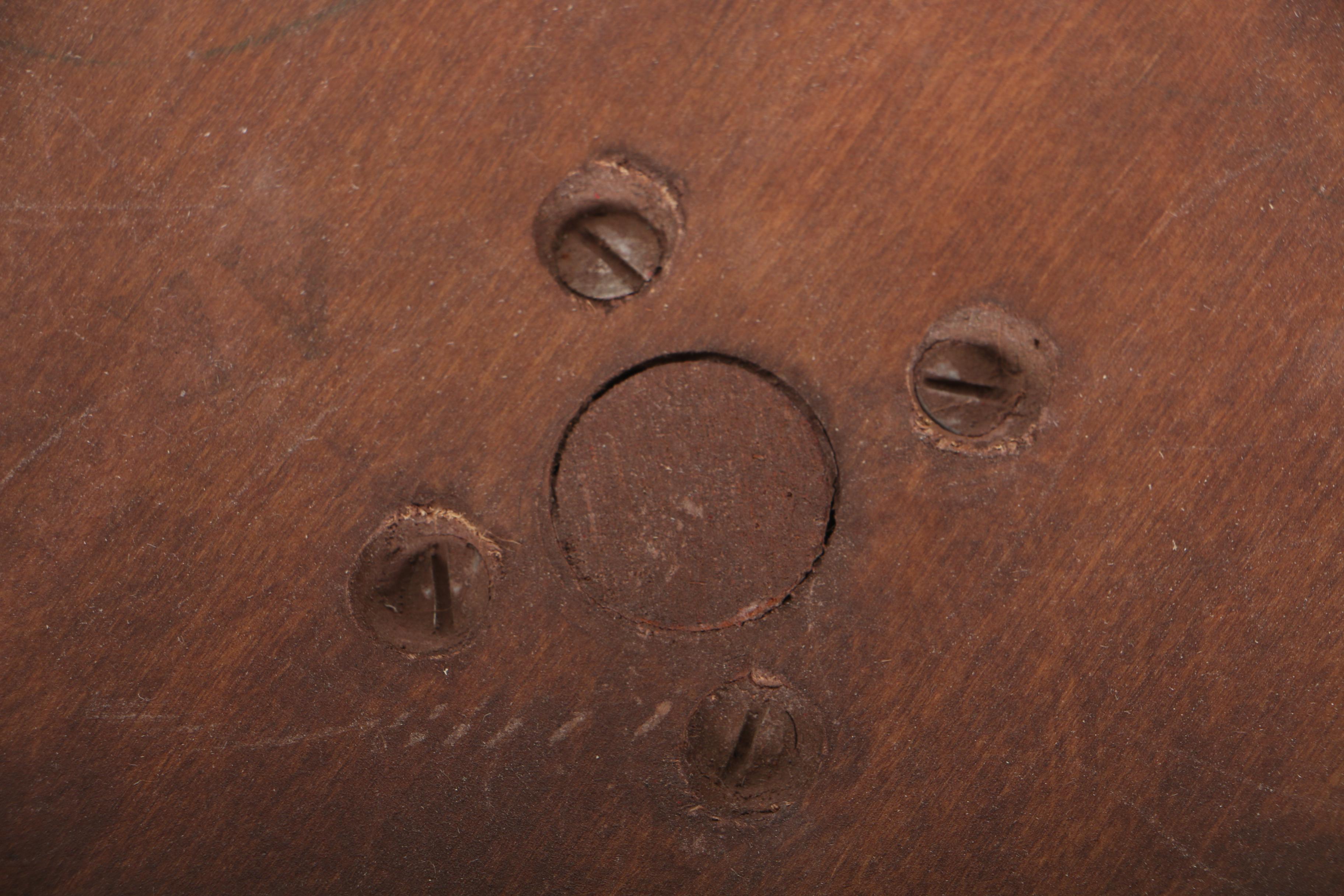Travertine Top Side Table