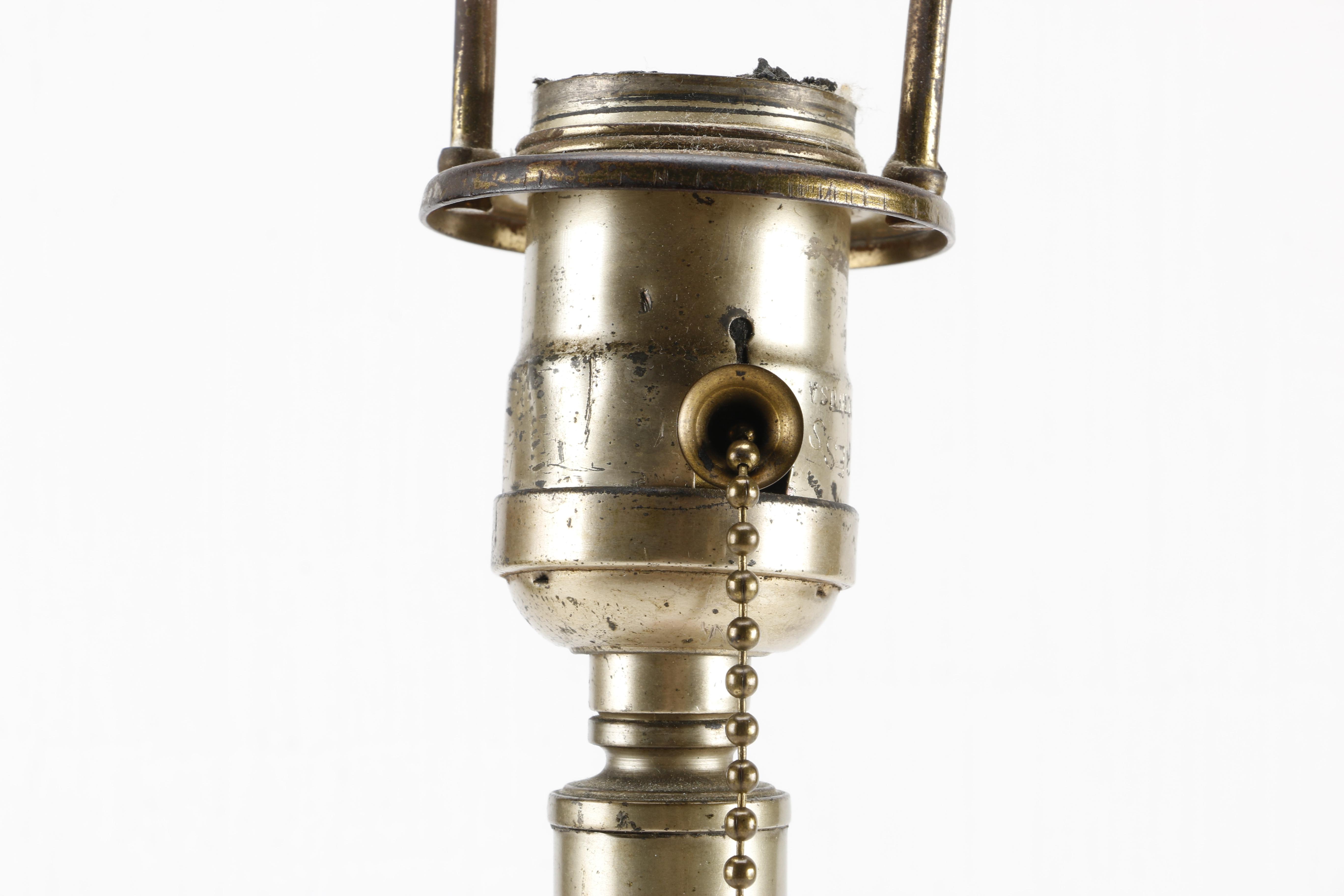 Vintage Pink Glass Lamp